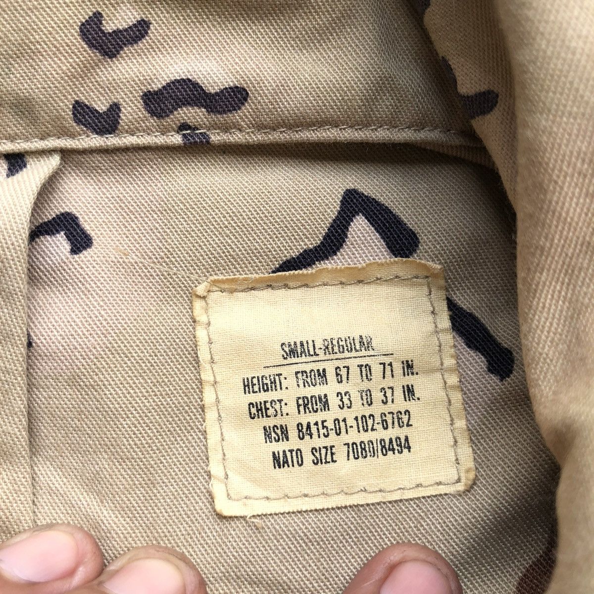 Alpha Industries × Avirex BATTLE DRESS UNIFORM CHOCOHIPS US ARMY BY SELMA CORPORATION Size US S / EU 44-46 / 1 - 3 Thumbnail