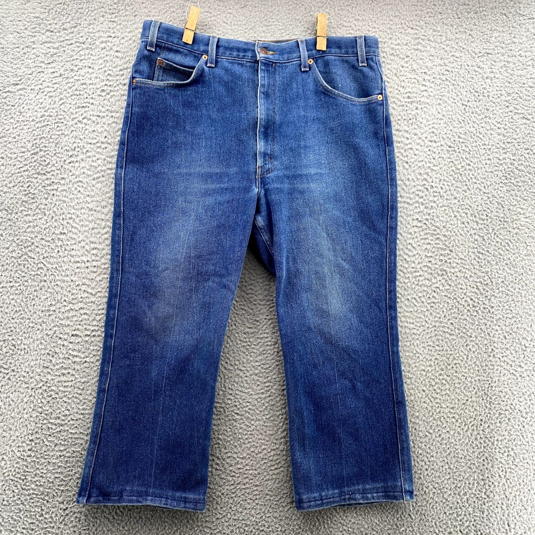 Levi's VINTAGE Levi's Jeans 517 Mens Denim 36x23 Bootcut Cropped Inseam 90s City Western Casual 5-Pocket Levi's 500 Series Jeans Size US 36 / EU 52 - 2 Thumbnail