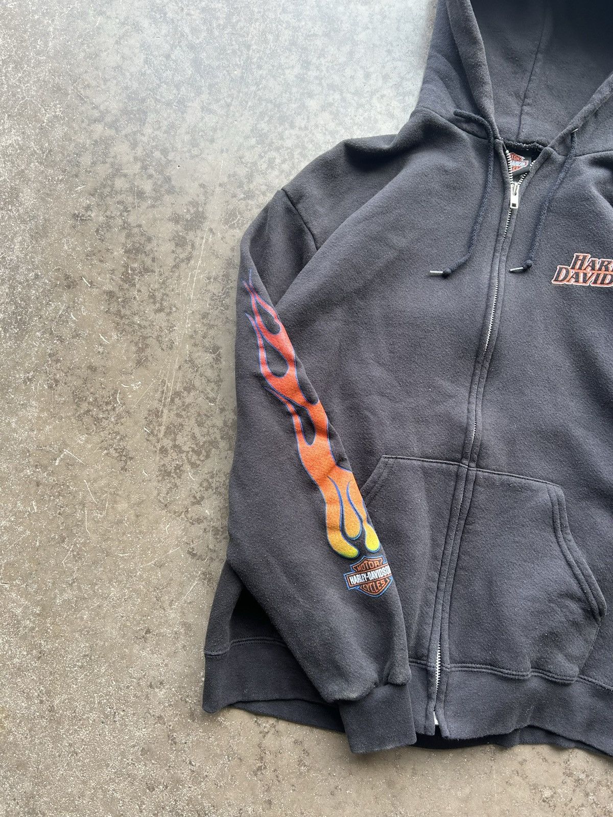 Harley Davidson × Vintage *FINAL DROP* Y2K Zip Up Harley Hoodie Size US S / EU 44-46 / 1 - 4 Thumbnail