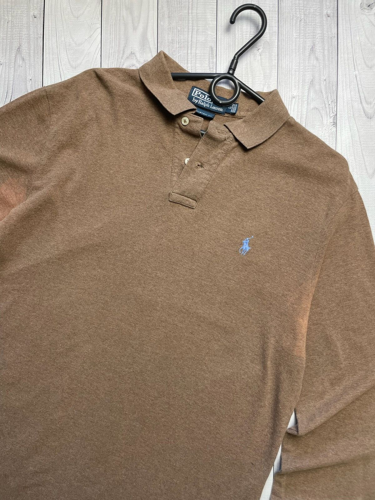 Polo Ralph Lauren × Vintage Vintage polo Ralph Lauren rugby shirt jersey brown rare L Size US L / EU 52-54 / 3 - 2 Thumbnail