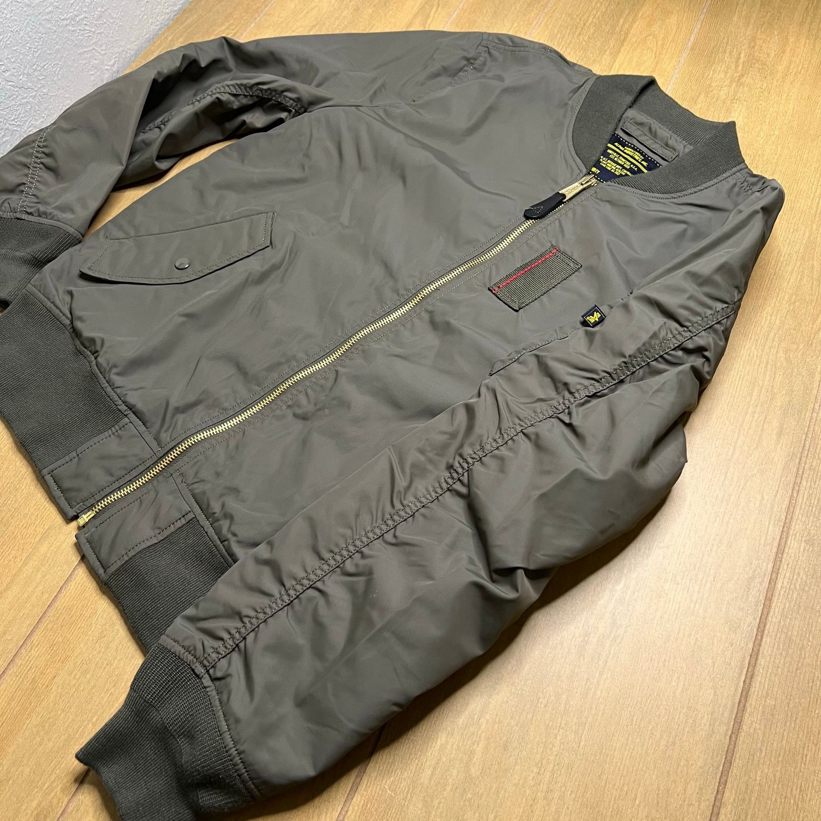 Alpha Industries ALPHA INDUSTRIES MENS BOMBER MILITARY STYLE JACKET GREEN XL Size US XL / EU 56 / 4 - 15 Thumbnail