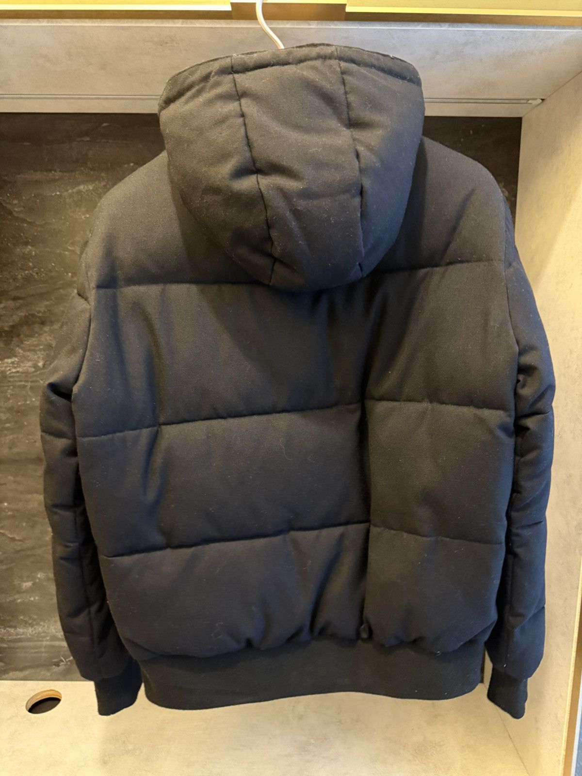 Sandro Sandro Hooded Wool Down Jacket Size US L / EU 52-54 / 3 - 1 Thumbnail