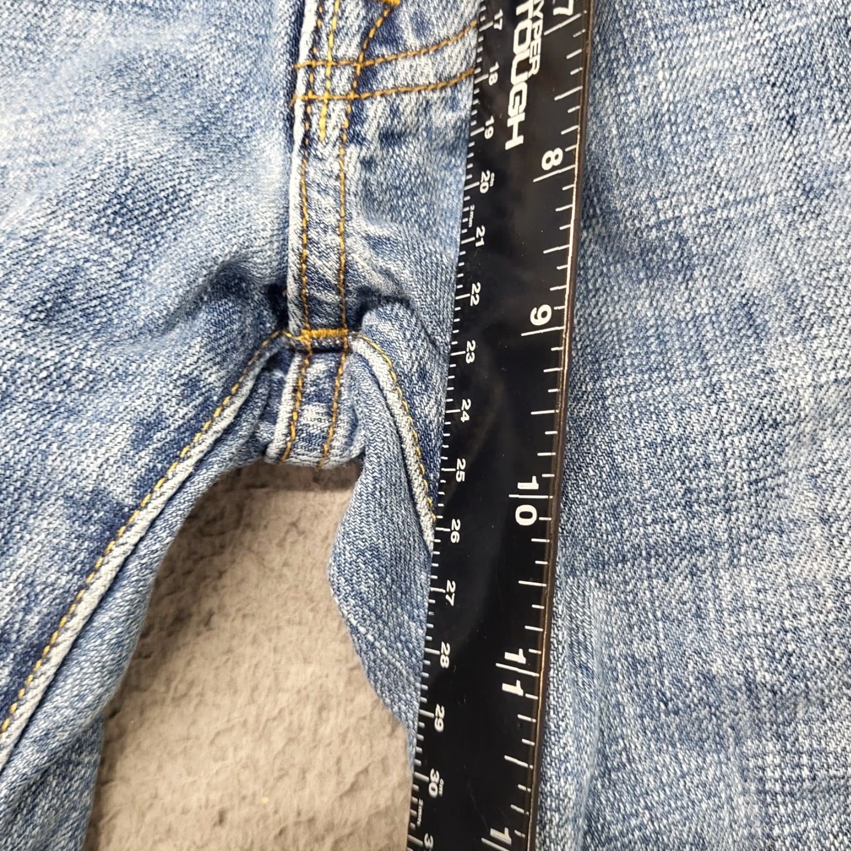 American Eagle Outfitters American Eagle Jeans Men's 29X30 Blue Slim Straight Mid Rise Denim Work Jeans Shirt? Size US 29 - 7 Thumbnail