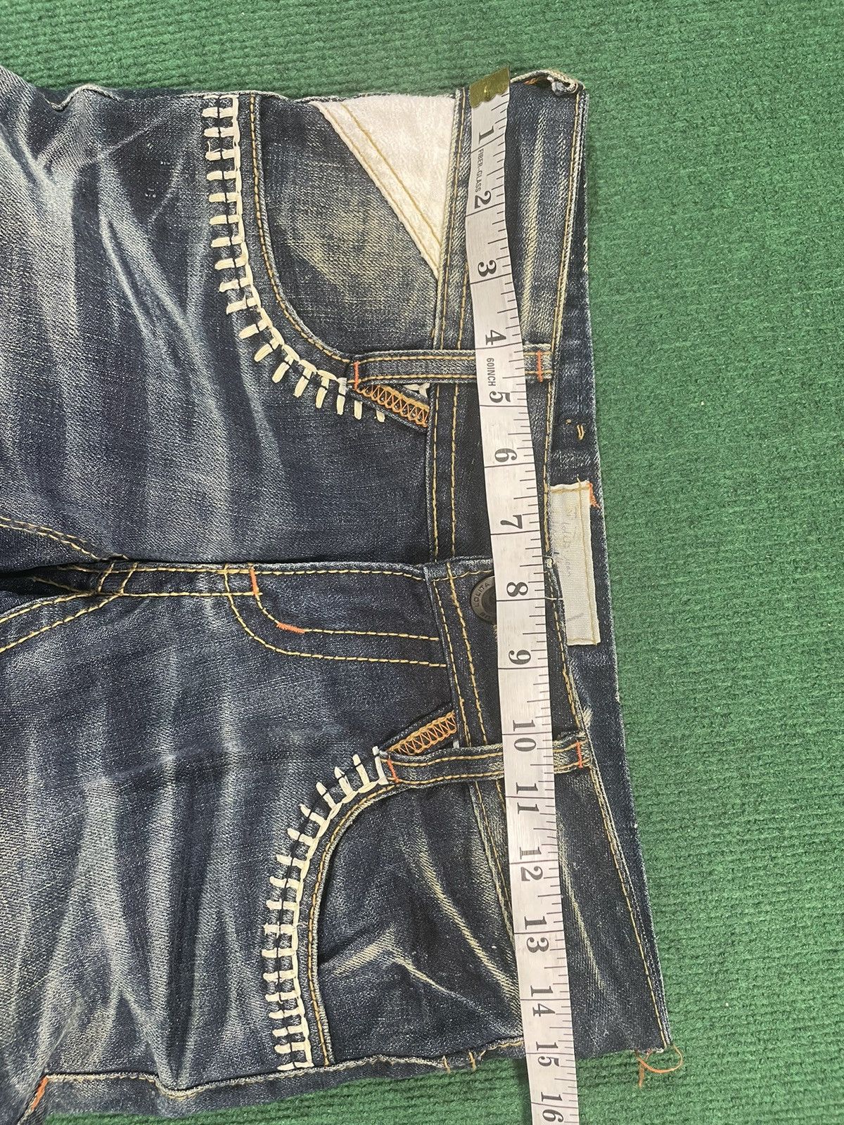 Japanese Brand Distressed Lolita Japanese Jeans Flair Cut Size US 30 / EU 46 - 11 Thumbnail