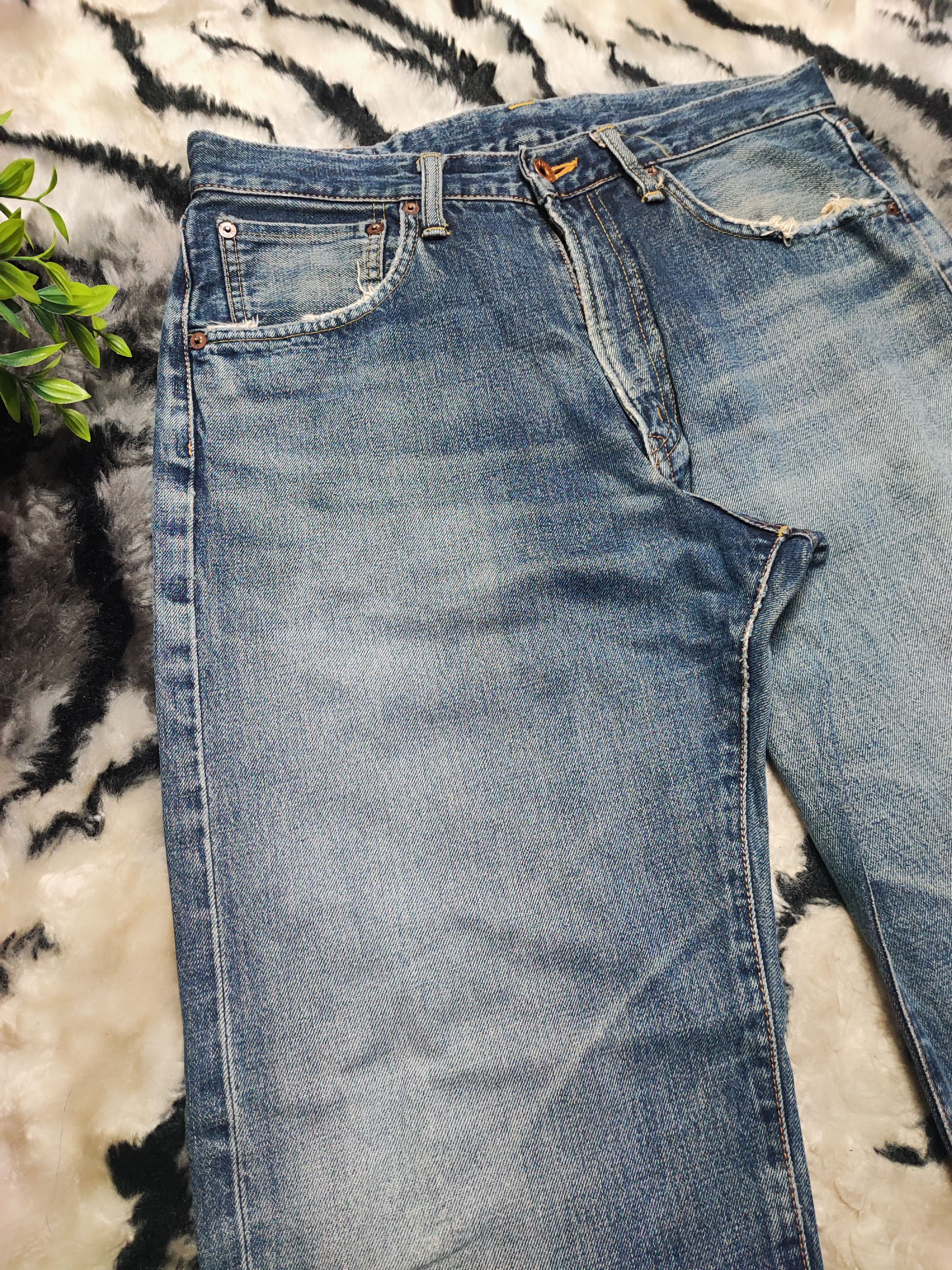 Japanese Brand Vintage Edwin Selvedge 505x Denim Jean Size US 30 / EU 46 - 5 Thumbnail