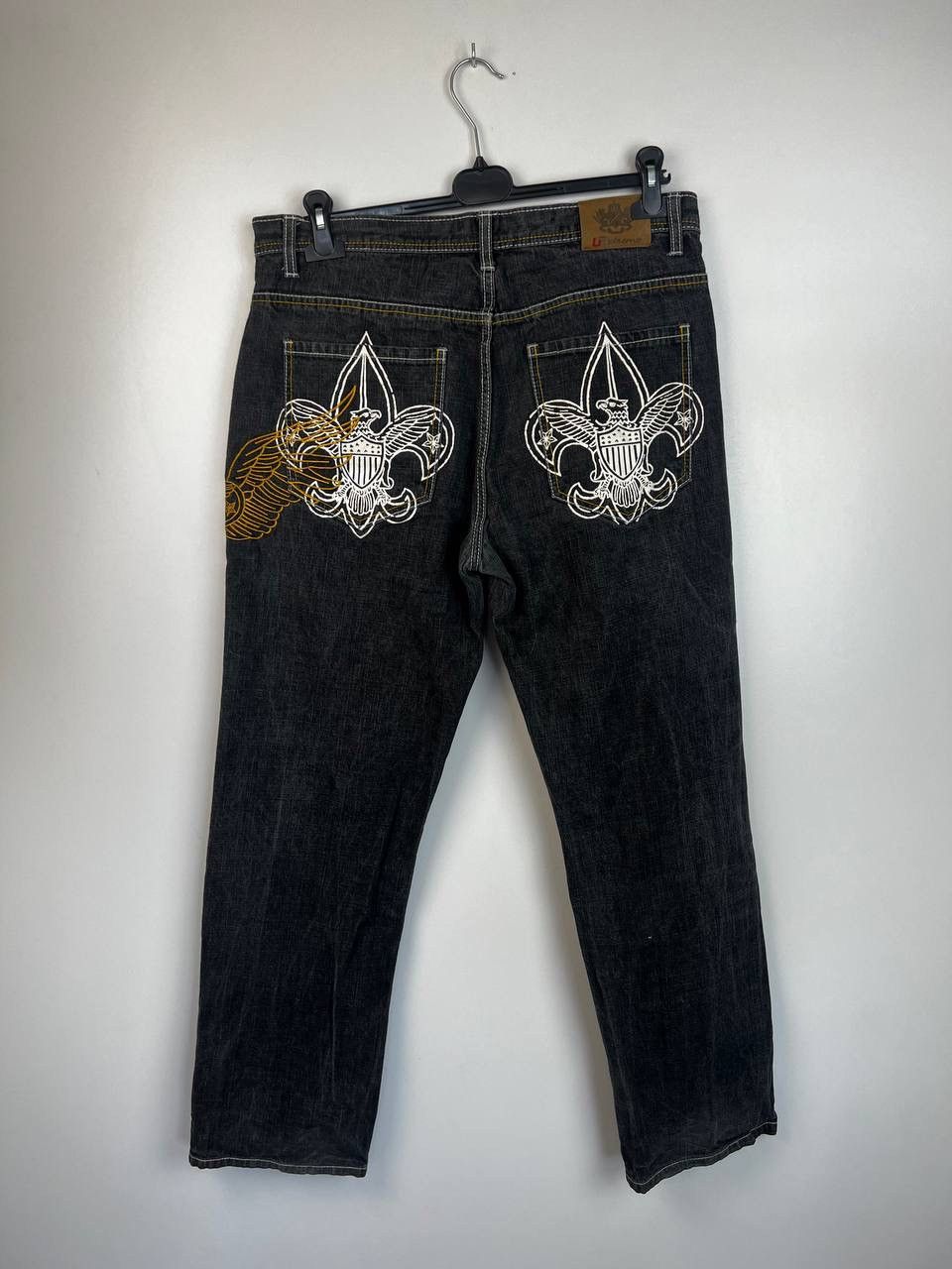 Vintage Crazy streetwear Japan style vintage denim size 34/32 Size US 34 / EU 50 - 2 Thumbnail