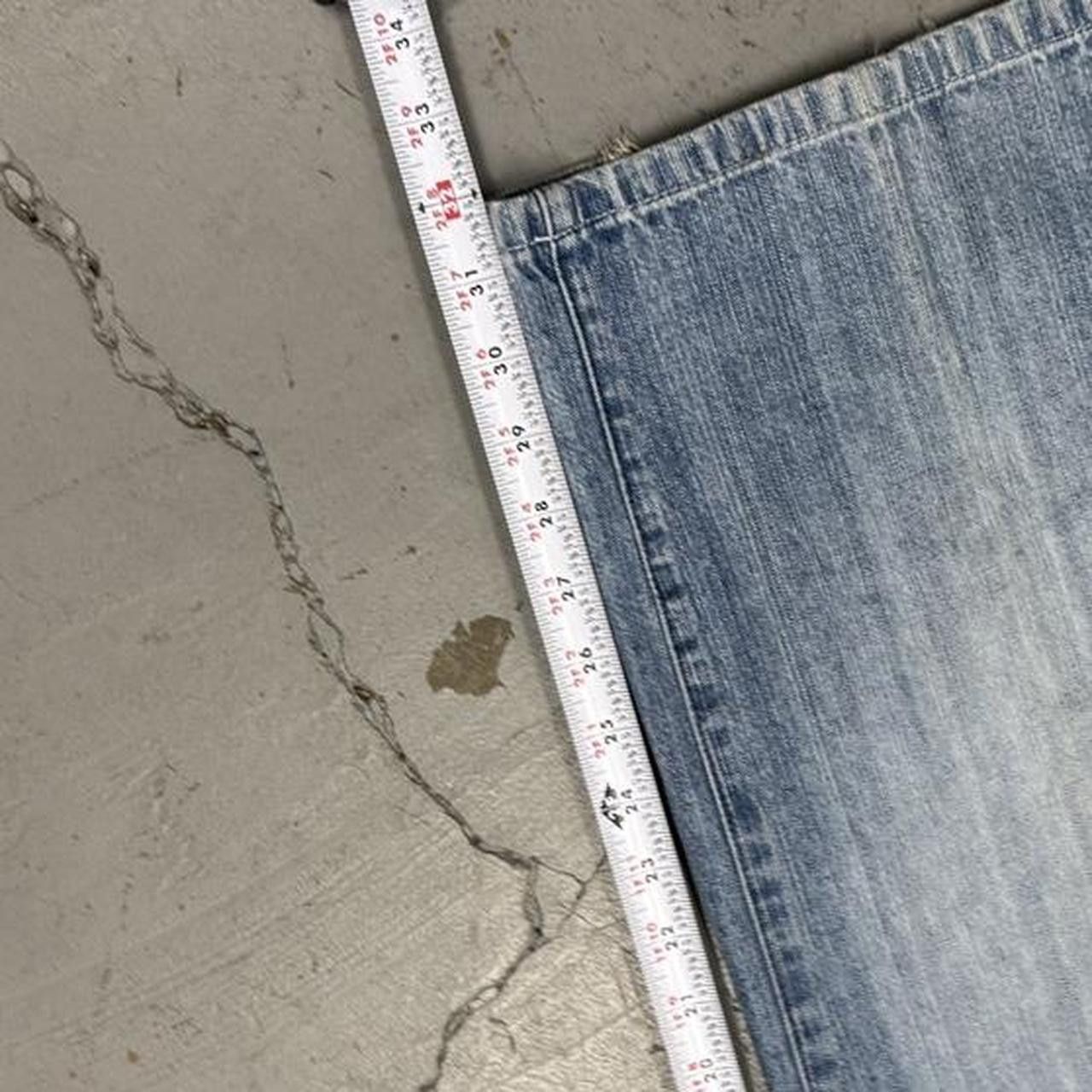 Enyce Enyce Faded Gradient Baggy Embroidered Jeans Size 36 x 32 Size US 36 / EU 52 - 5 Thumbnail
