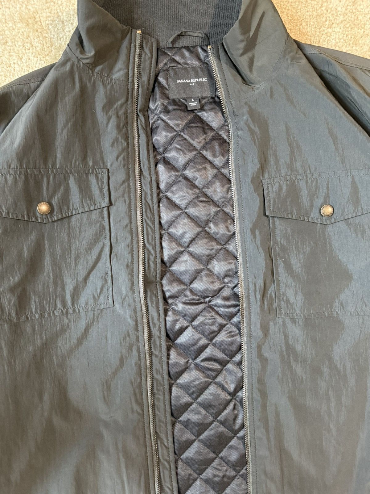 Banana Republic Banana Republic Bomber Jacket Size US L / EU 52-54 / 3 - 3 Thumbnail