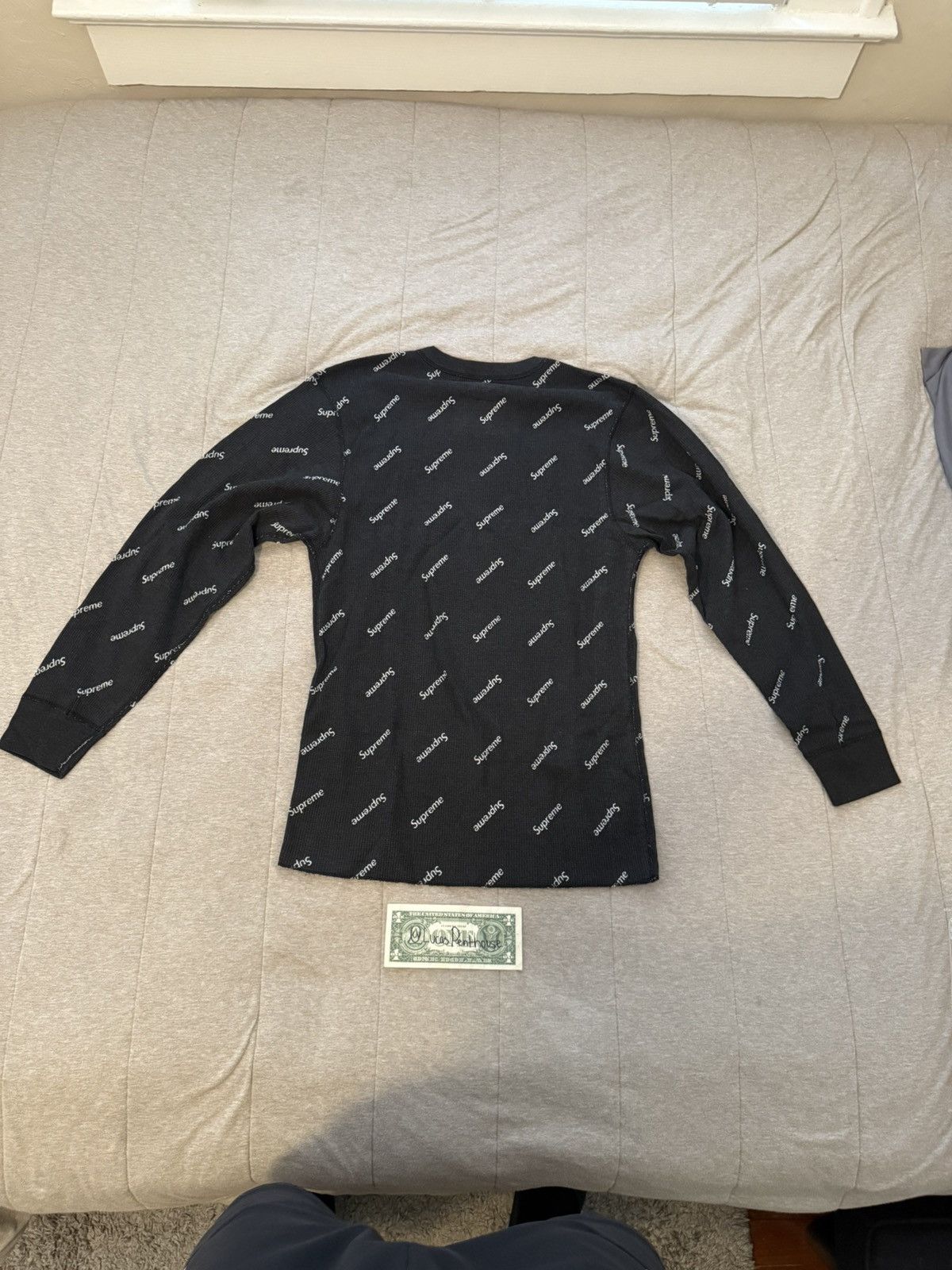 Hanes × Supreme Supreme Hanes Thermal Long Sleeve Size US L / EU 52-54 / 3 - 4 Thumbnail