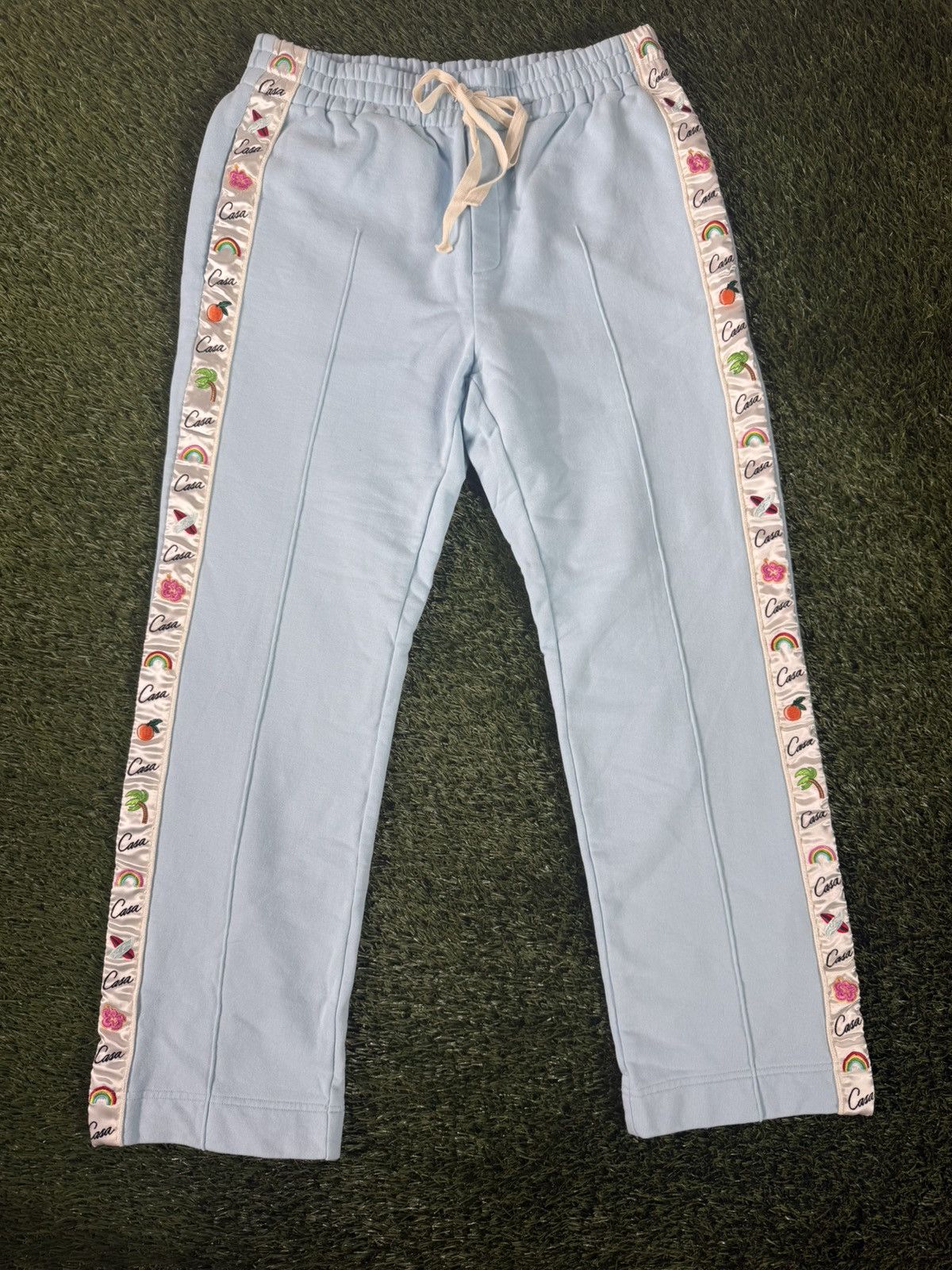 Casablanca Casablanca Tennis Club Embroidered Side Stripe Sweatpants XL Size US 38 / EU 54 - 1 Thumbnail