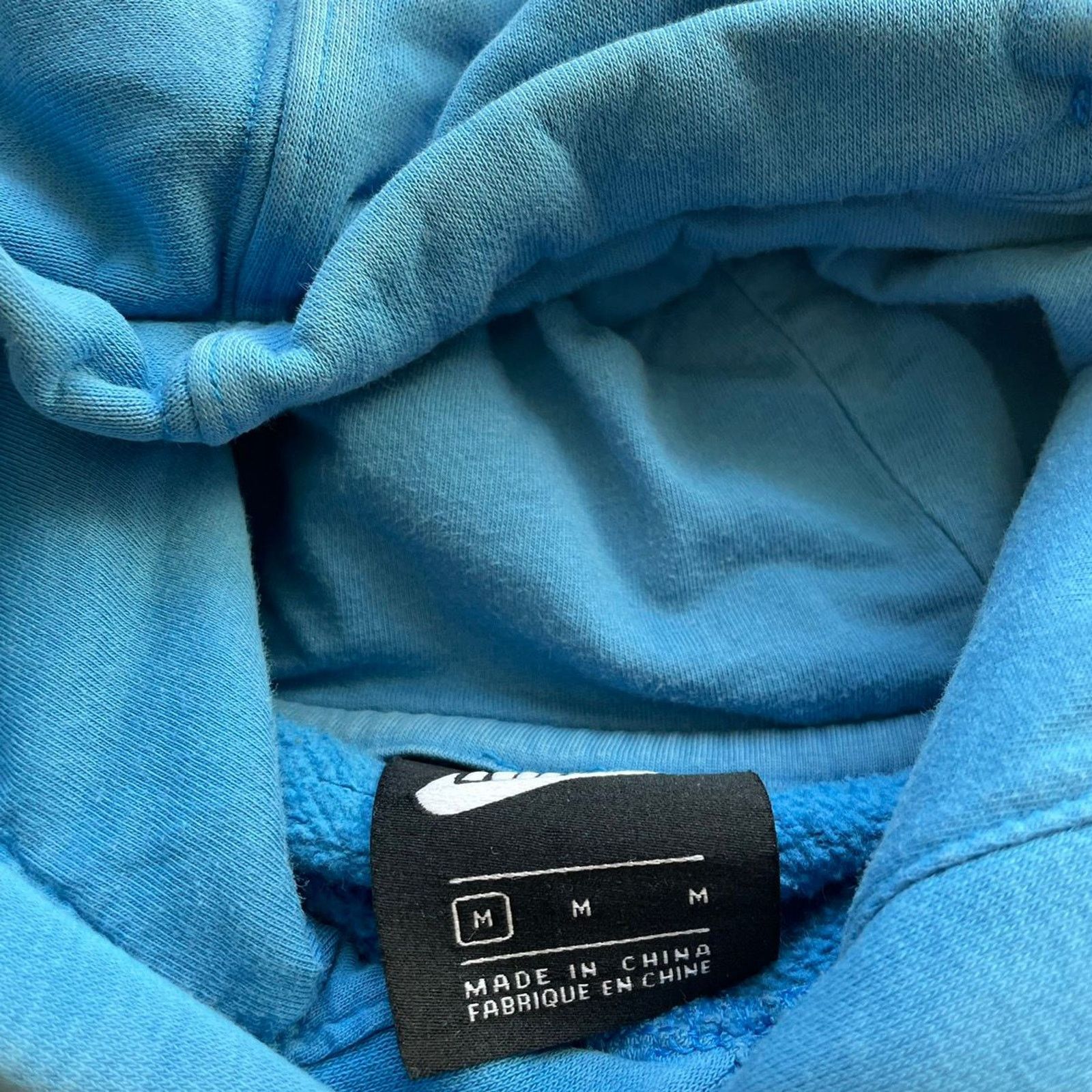 Nike Vintage Nike Sportswear Swoosh Basic Hoodie Medium Blue Rare Size US M / EU 48-50 / 2 - 6 Thumbnail