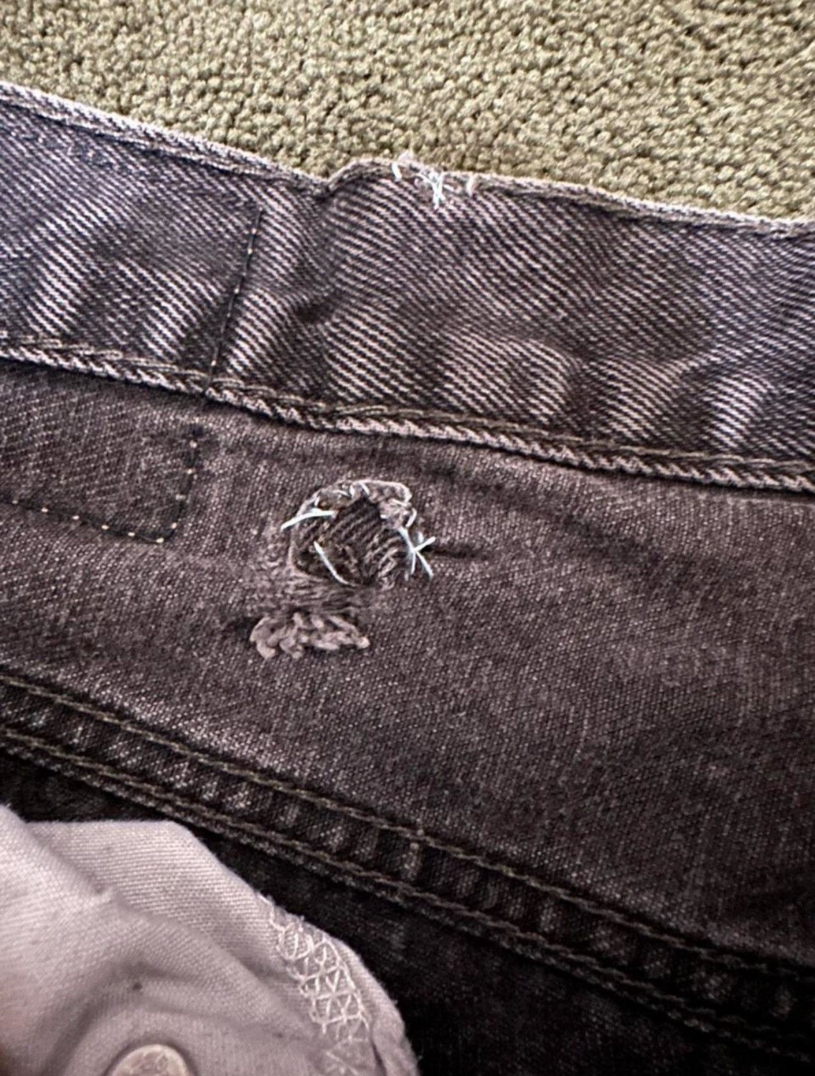 Levi's Black washed Levi's 550 straight leg jeans Size US 40 / EU 56 - 6 Thumbnail