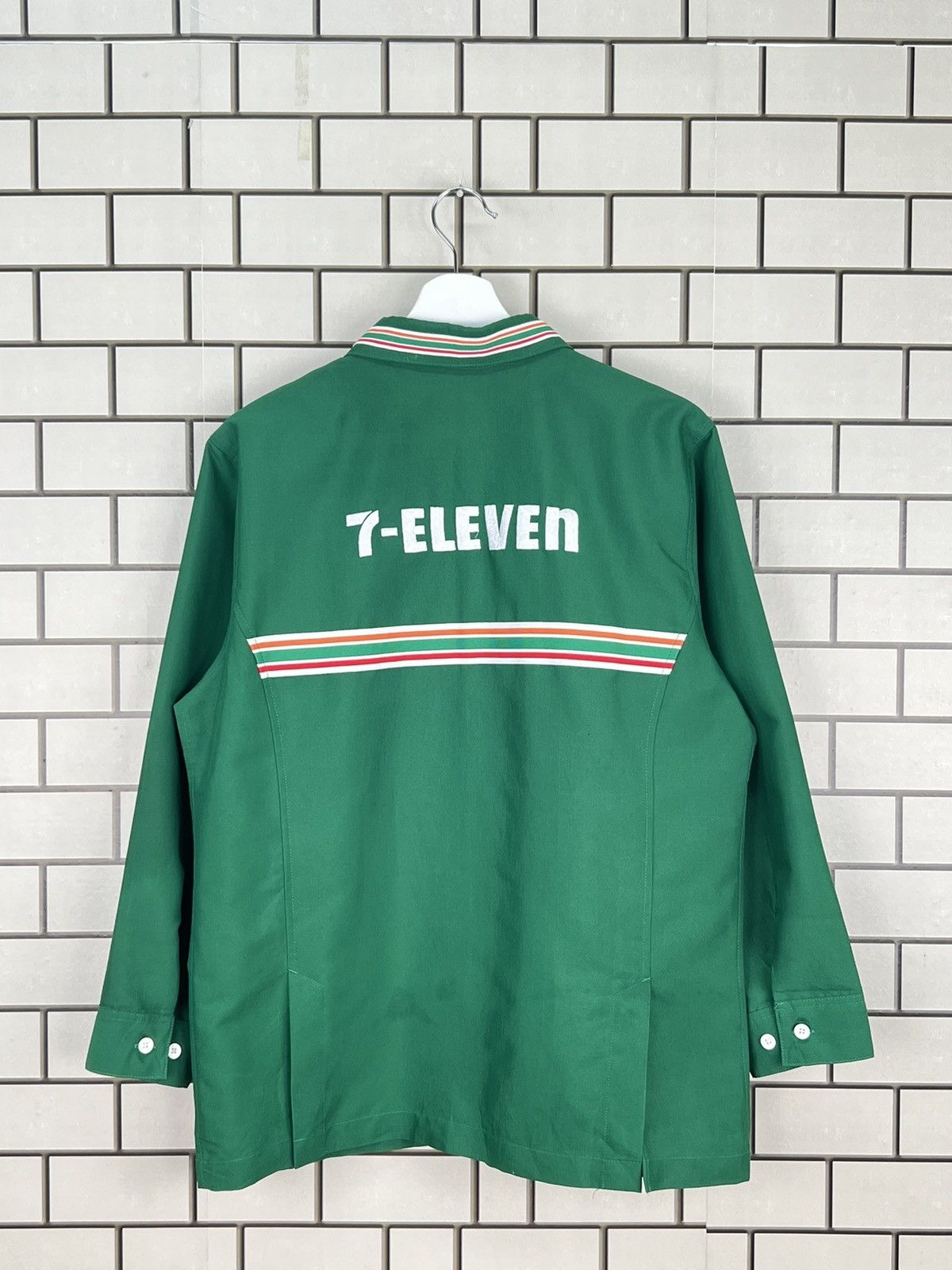 Japanese Brand × Vintage Vintage 7-ELEVEN Japanese Worker Uniform Shirt Jacket Size US M / EU 48-50 / 2 - 10 Thumbnail