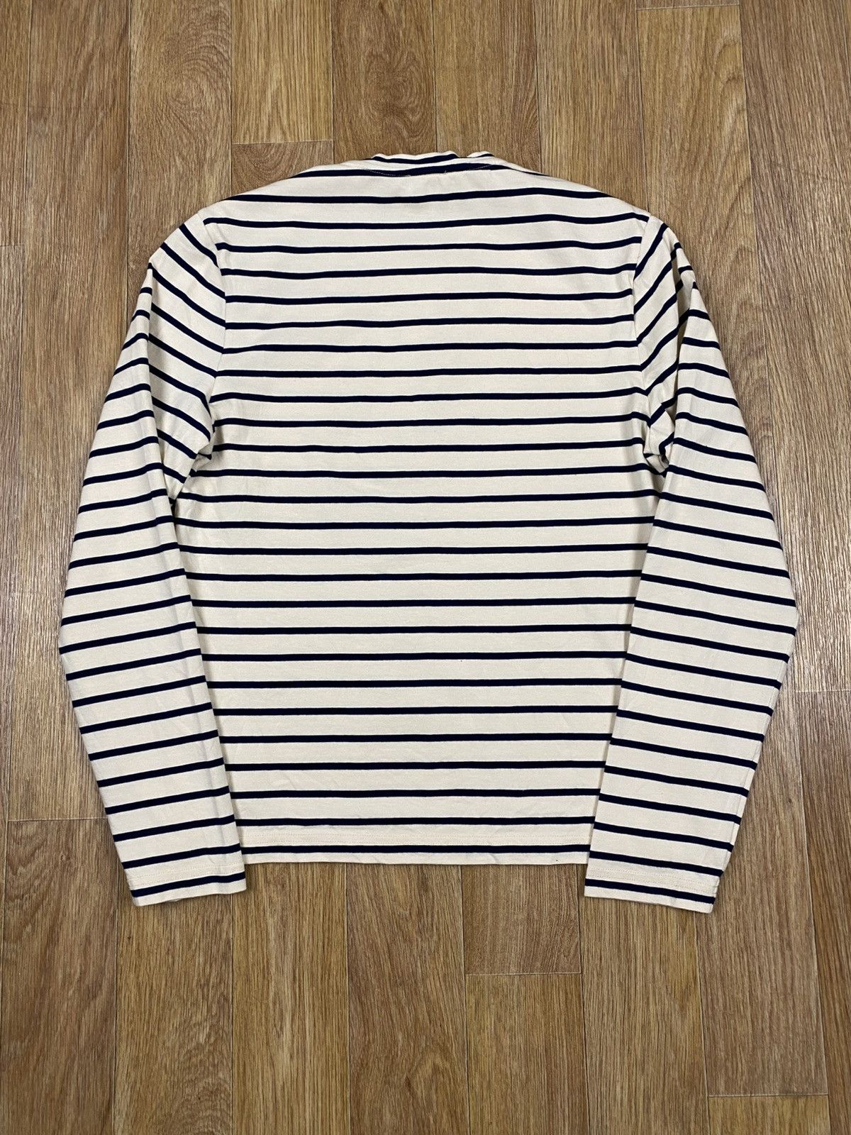 Quaker Marine Supply × Vintage Quaker Marine Supply Stripe Long Sleeve t-shirt Size US S / EU 44-46 / 1 - 6 Thumbnail