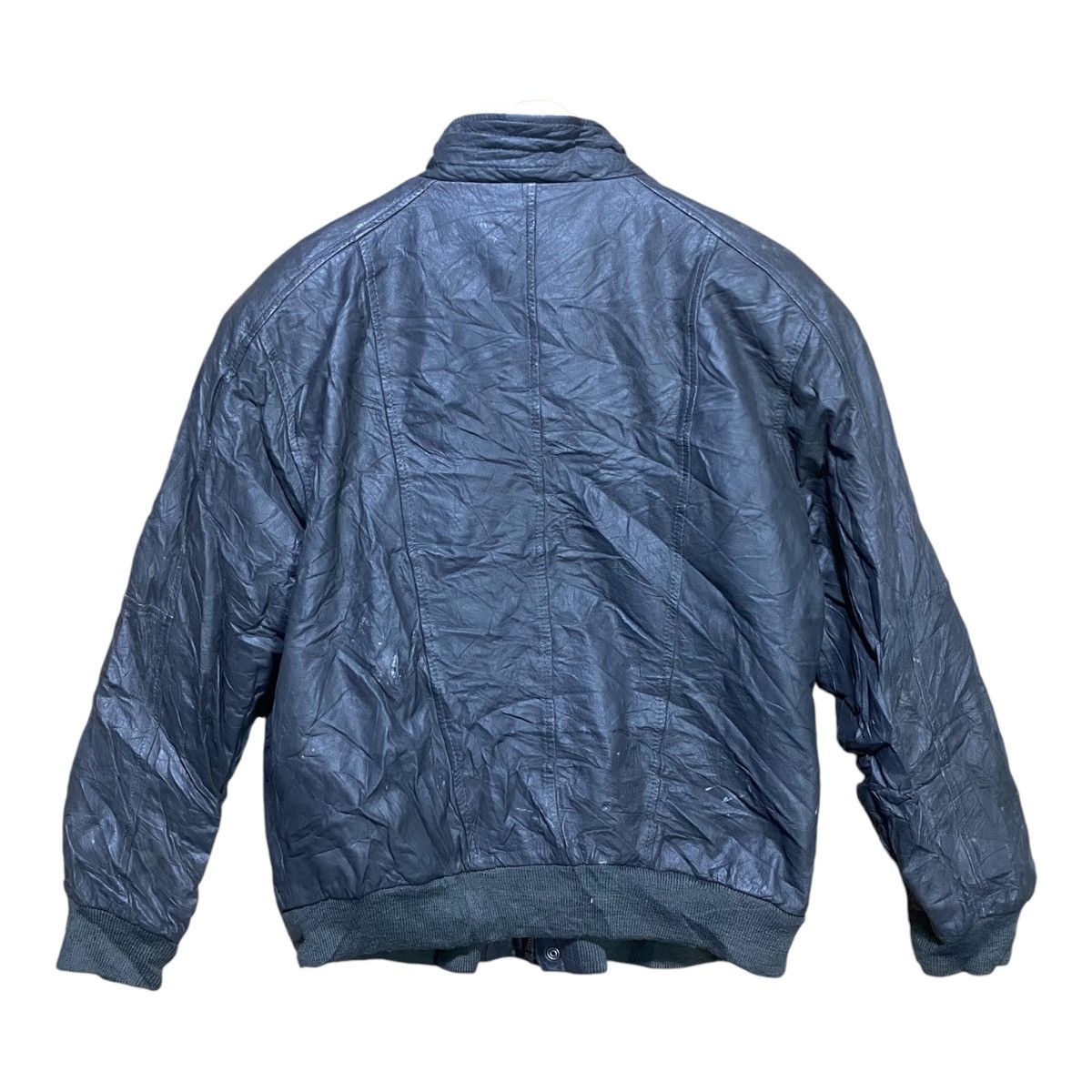 Japanese Brand Leather Zipper Jacket Size US M / EU 48-50 / 2 - 2 Thumbnail