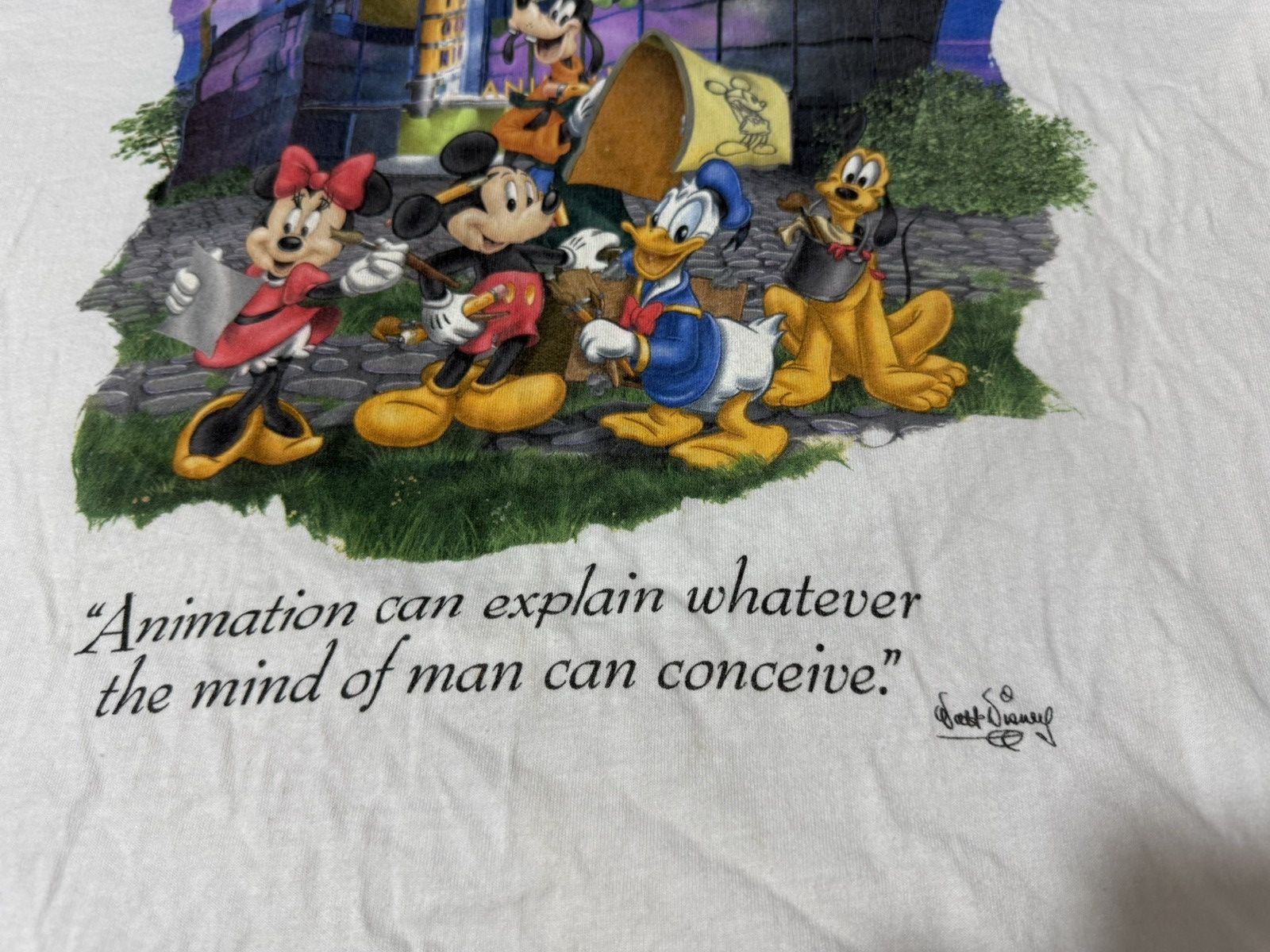 Other Vintage 2000s Disney Animation California Adventure T Shirt Size US L / EU 52-54 / 3 - 5 Thumbnail