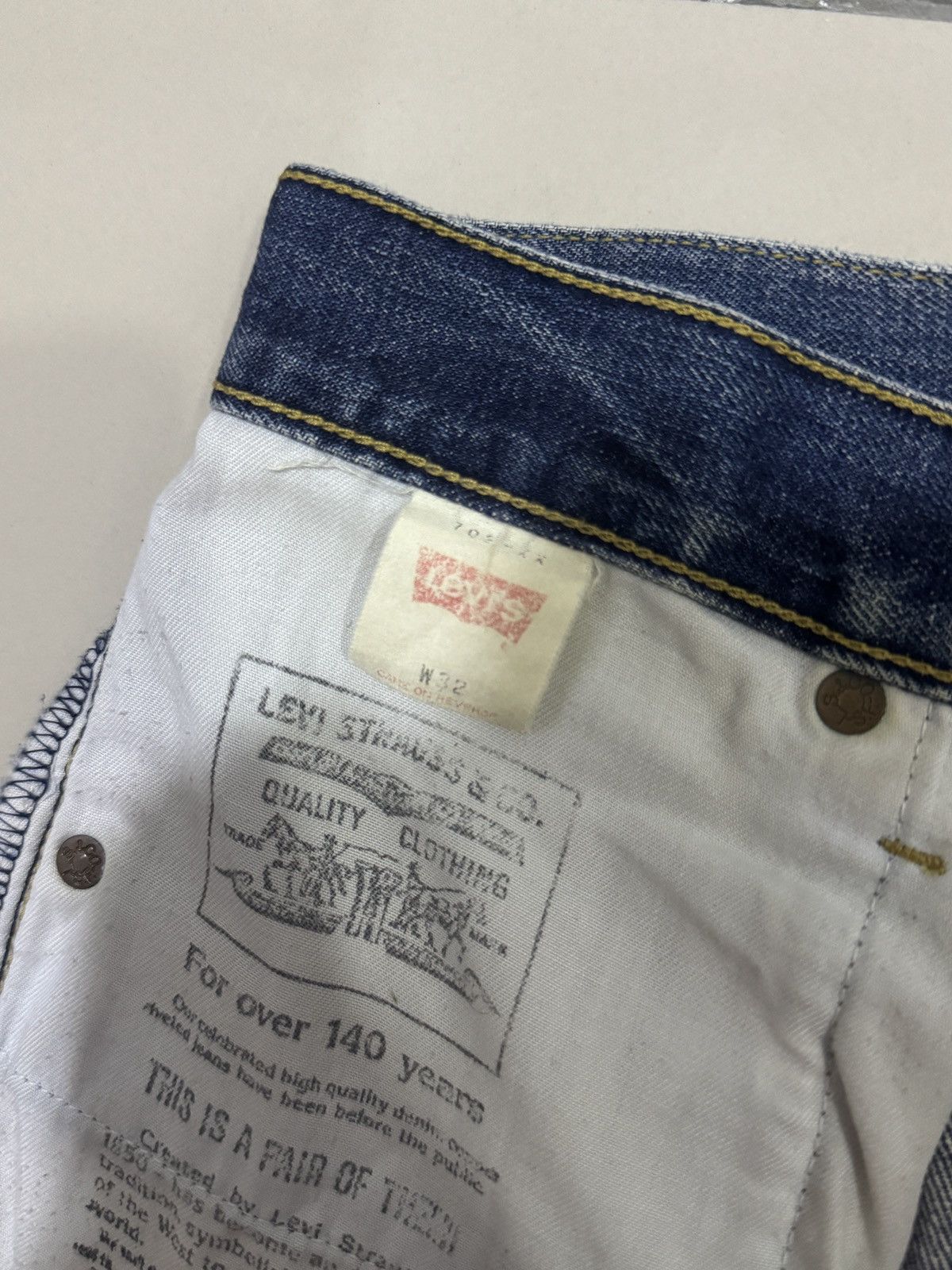 Levi's Vintage Clothing Levi’s 702XX Big E Jeans Size US 32 / EU 48 - 8 Thumbnail