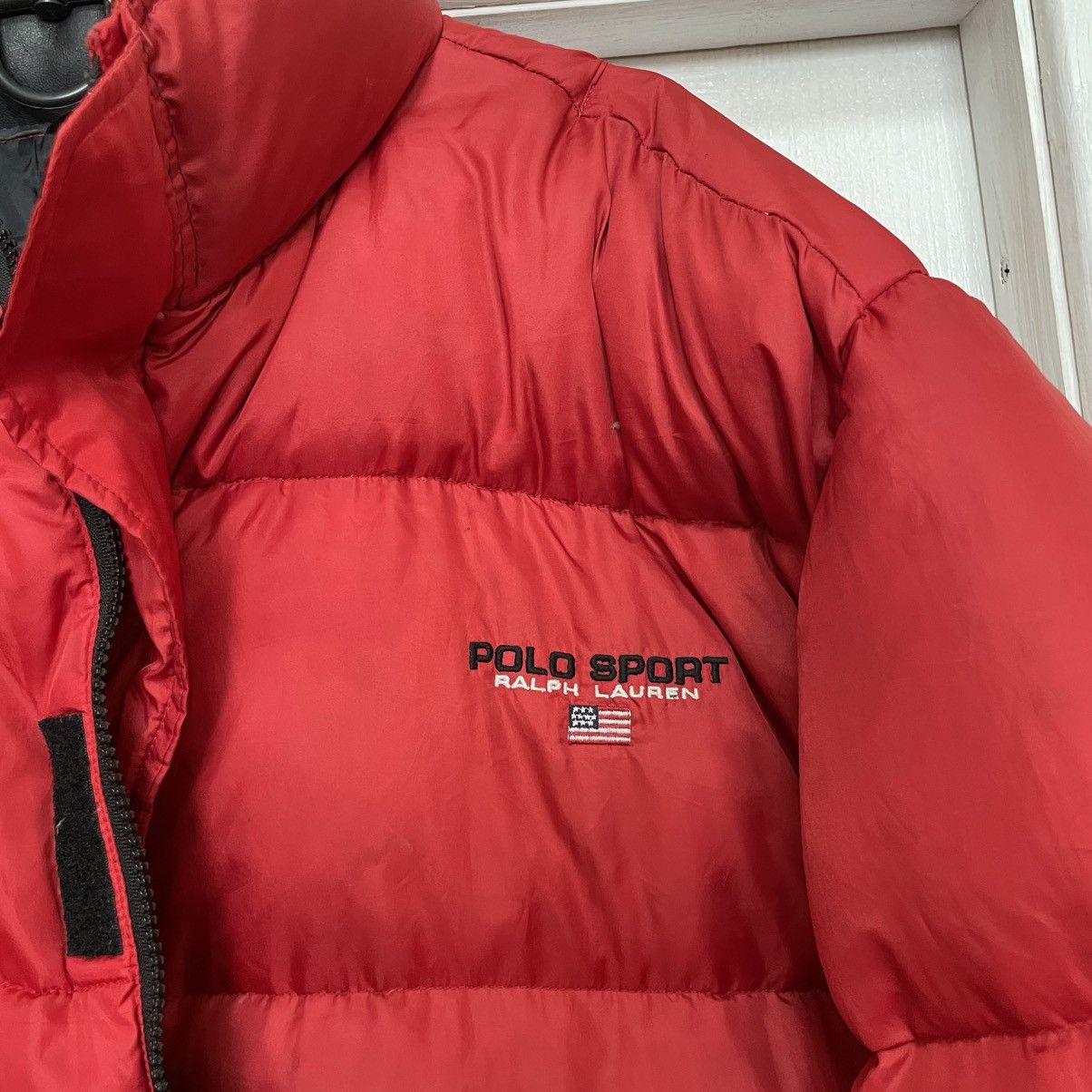 Polo Ralph Lauren × Vintage 90s Puffer Polo Sport Ralph Lauren Down Jacket bomber old mo Size US M / EU 48-50 / 2 - 2 Thumbnail