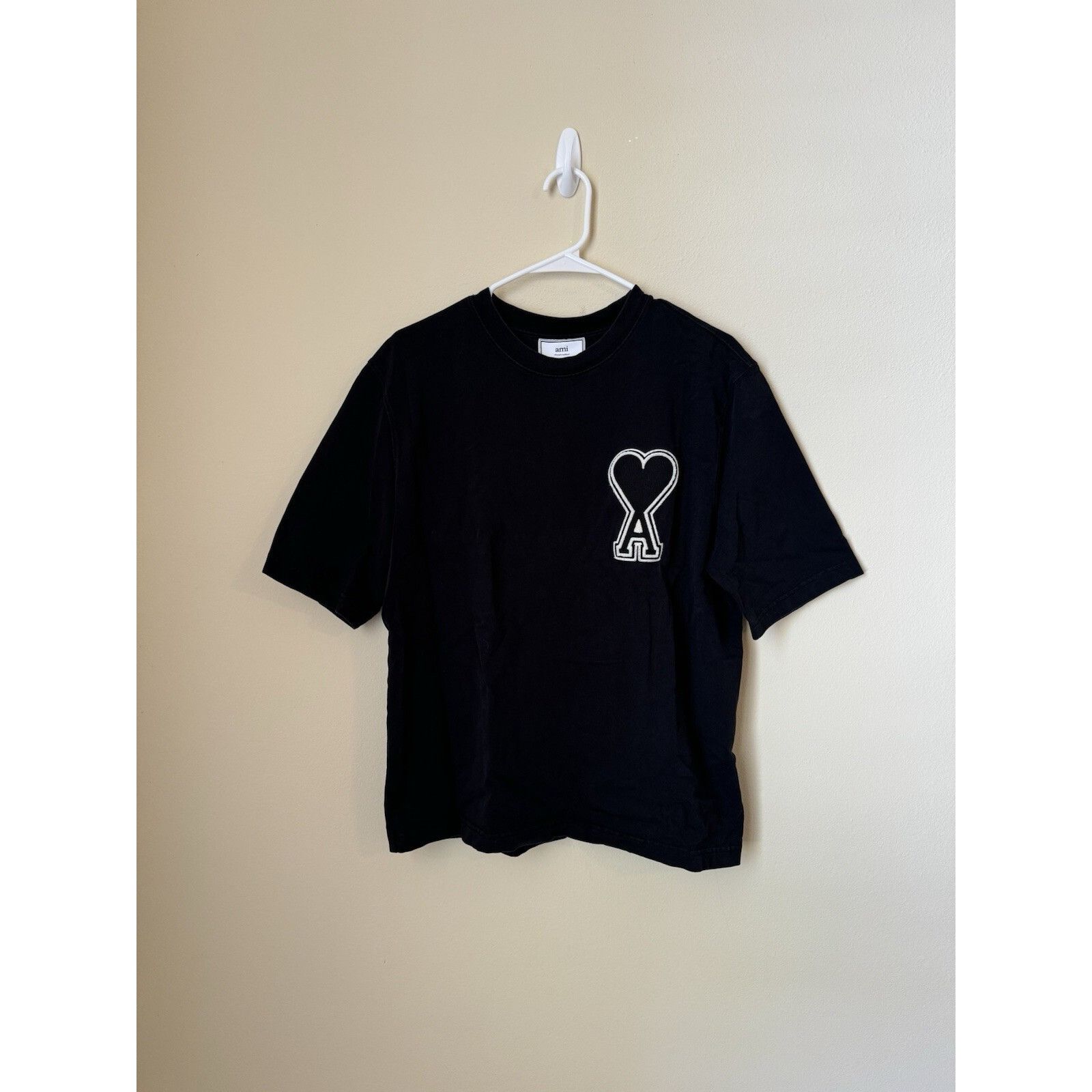AMI AMI Paris Alexandre Mattiussi Tee Shirt Oversized Heart Off