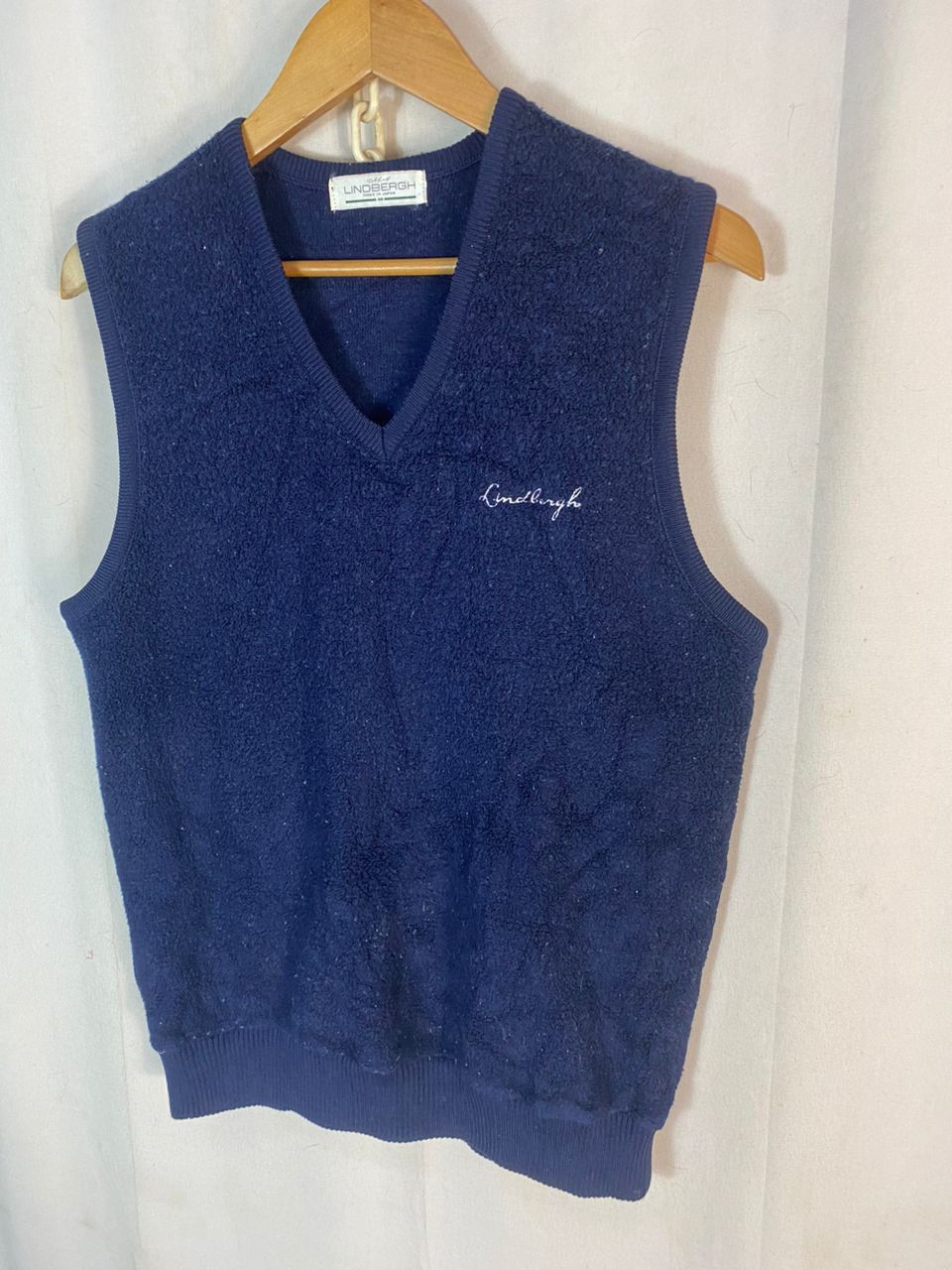 Japanese Brand × Lindbergh Vintage Lindbergh knit sleeveless shirt Size US S / EU 44-46 / 1 - 2 Thumbnail