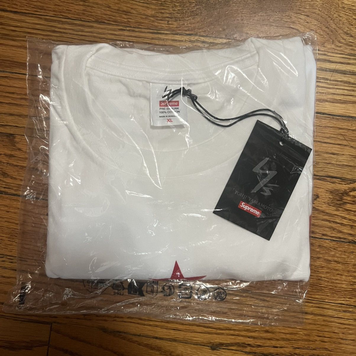 Supreme Supreme Ys By Yohji Yamamoto Star Tee White Size: XL Size US XL / EU 56 / 4 - 2 Thumbnail