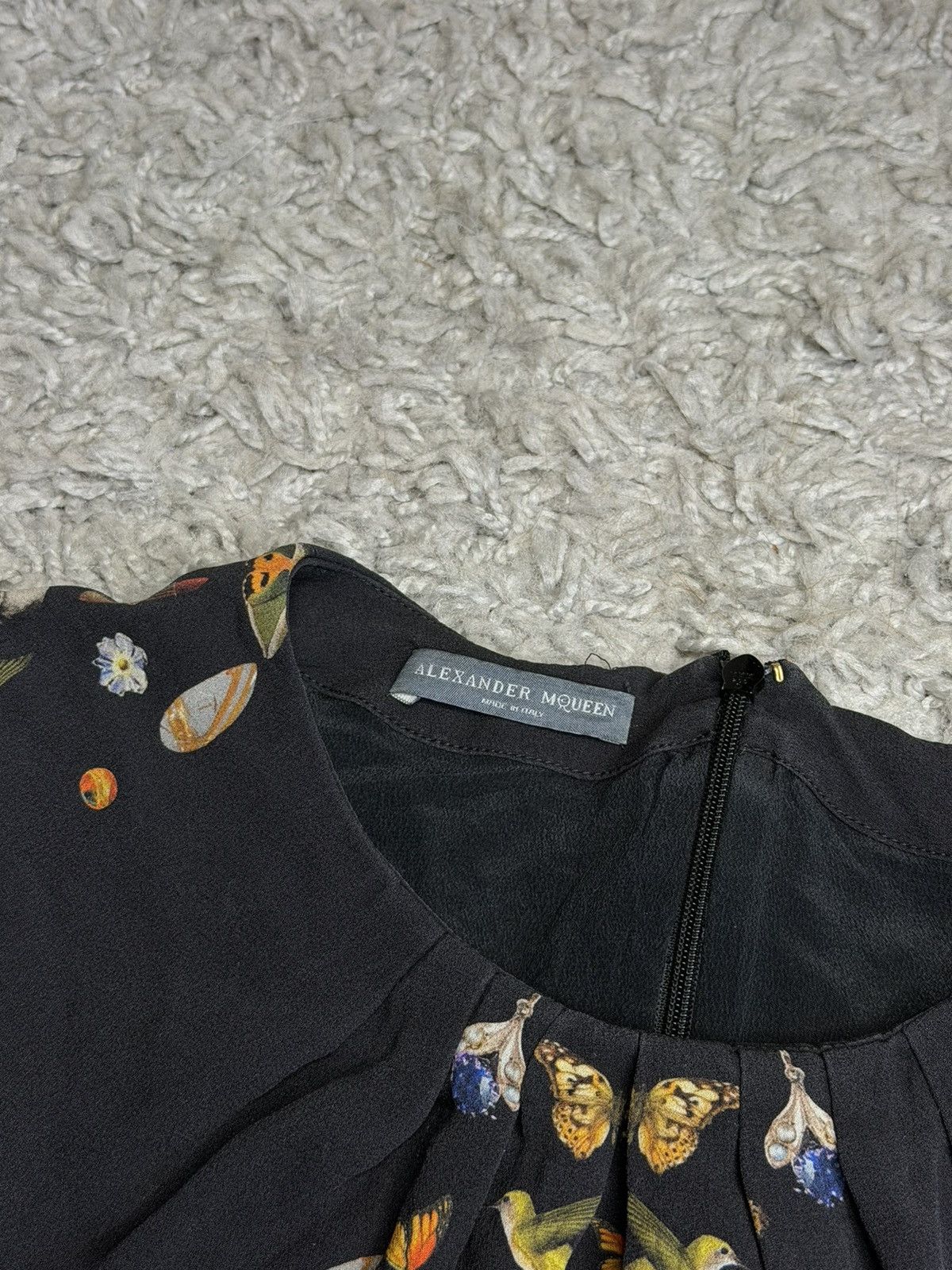 Alexander McQueen Archive Alexander McQueen Silk/Viscose Obsession Talisman Size S / US 4 / IT 40 - 6 Thumbnail