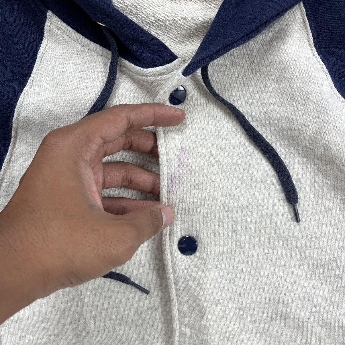 Issey Miyake Vintage Mercibeaucoup Issey Miyake Panda Ear Varsity Hooded Size US L / EU 52-54 / 3 - 9 Thumbnail