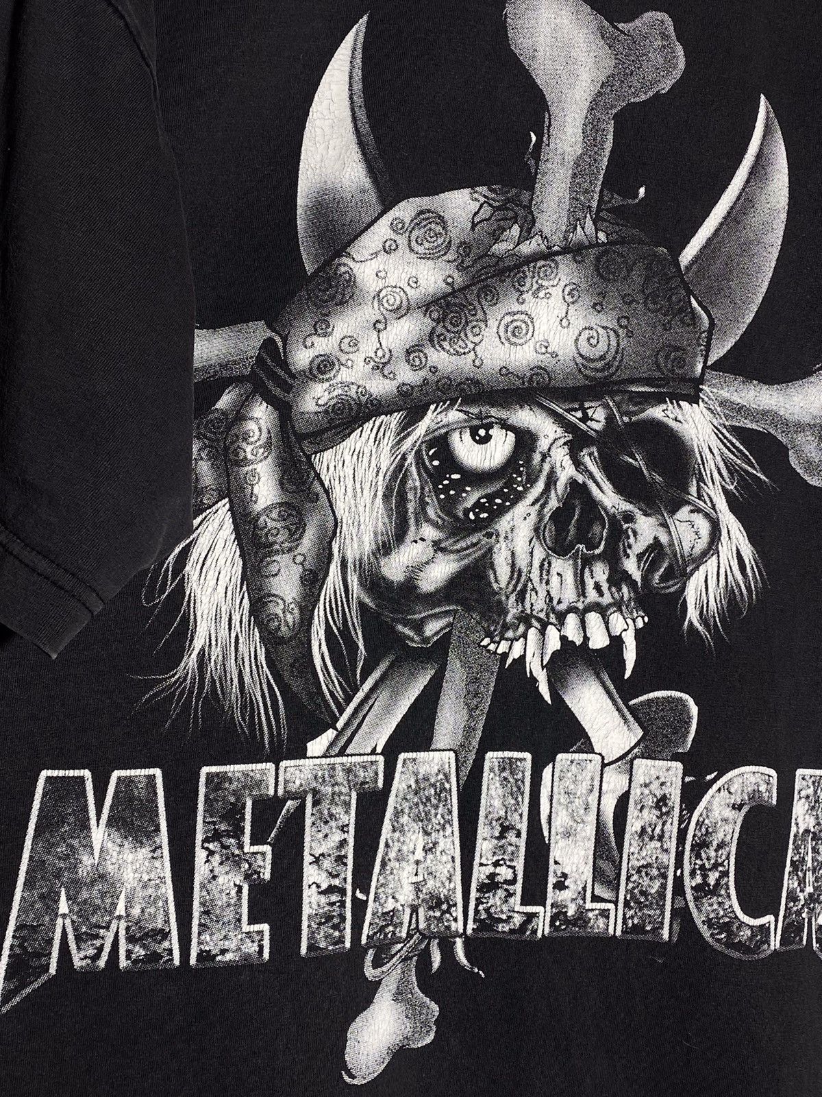 Metallica × Vintage Vintage Metallica Skull logo rock band t shirt graphic print Size US L / EU 52-54 / 3 - 5 Thumbnail