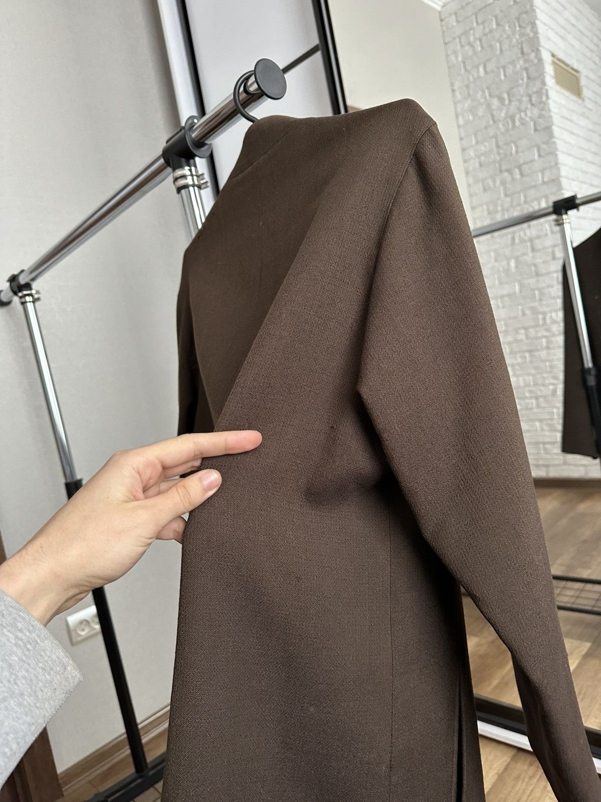 Yohji Yamamoto Yohji Yamamoto Pour Homme Vintage Wool Coat Jacket 90s Size US S / EU 44-46 / 1 - 22 Thumbnail