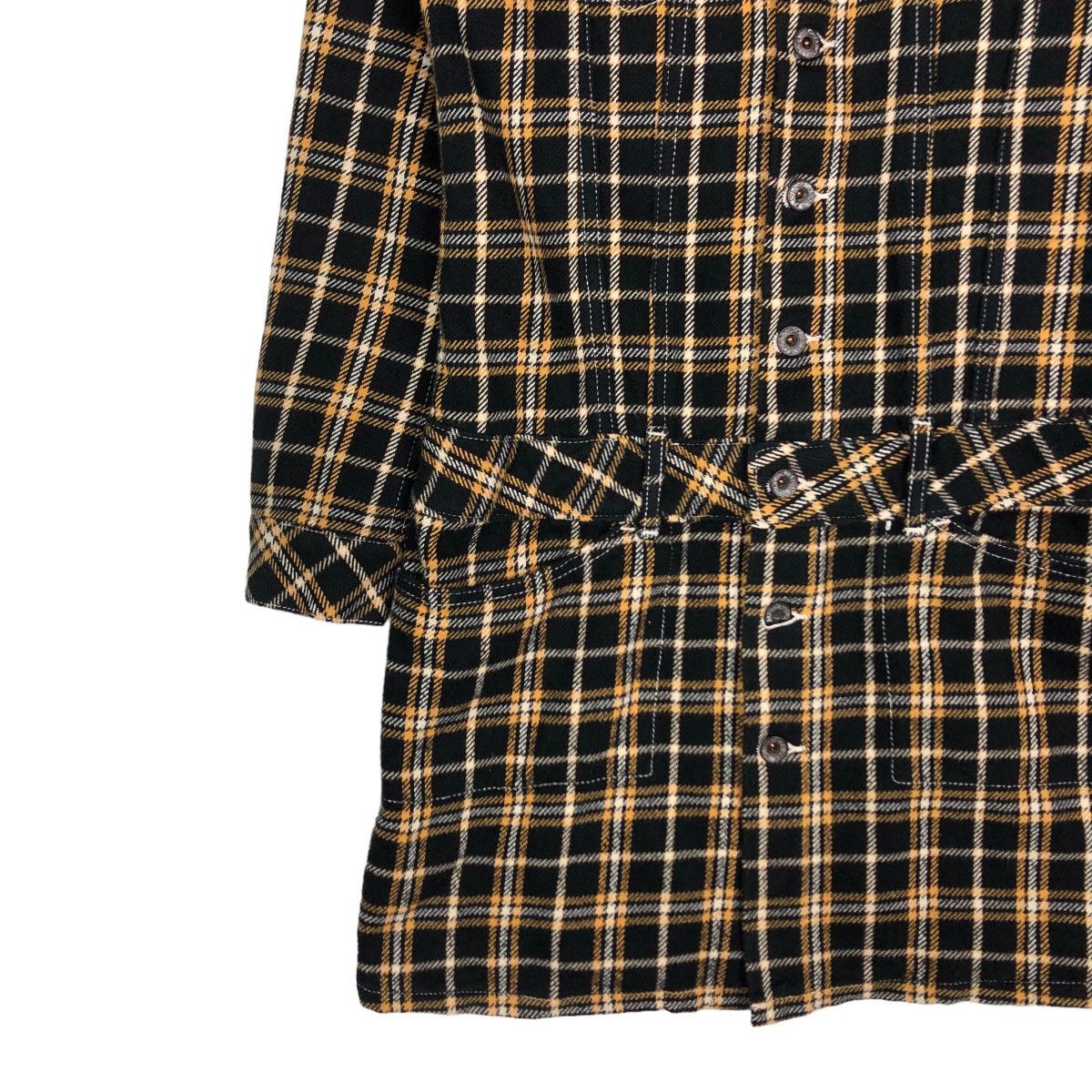 Japanese Brand 🔥Vintage Levi’s Red Tab Long Jacket Tartan Design Check Size US M / EU 48-50 / 2 - 4 Thumbnail