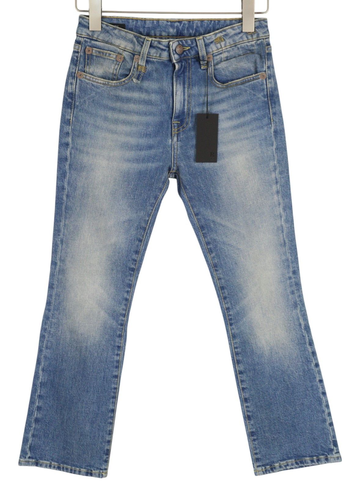 R13 KICK 25 Bootcut Fit Ankle Length Jasper Stretch 84422 Size 25" / US 0 / IT 36 - 2 Thumbnail
