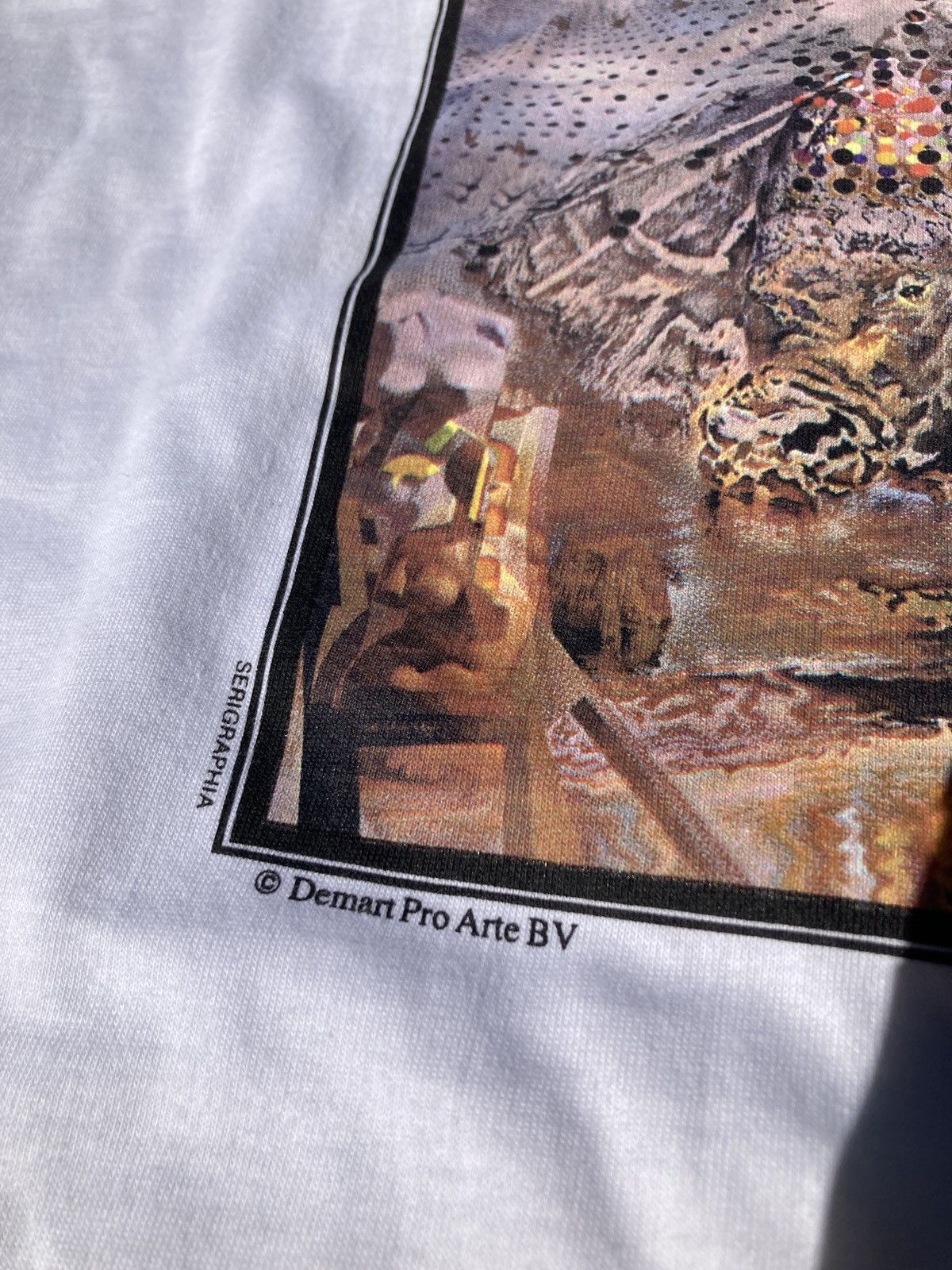 Vintage VTG 90s Salvador Dali Hallucinogenic Torreador T-Shirt XL Size US XL / EU 56 / 4 - 4 Thumbnail