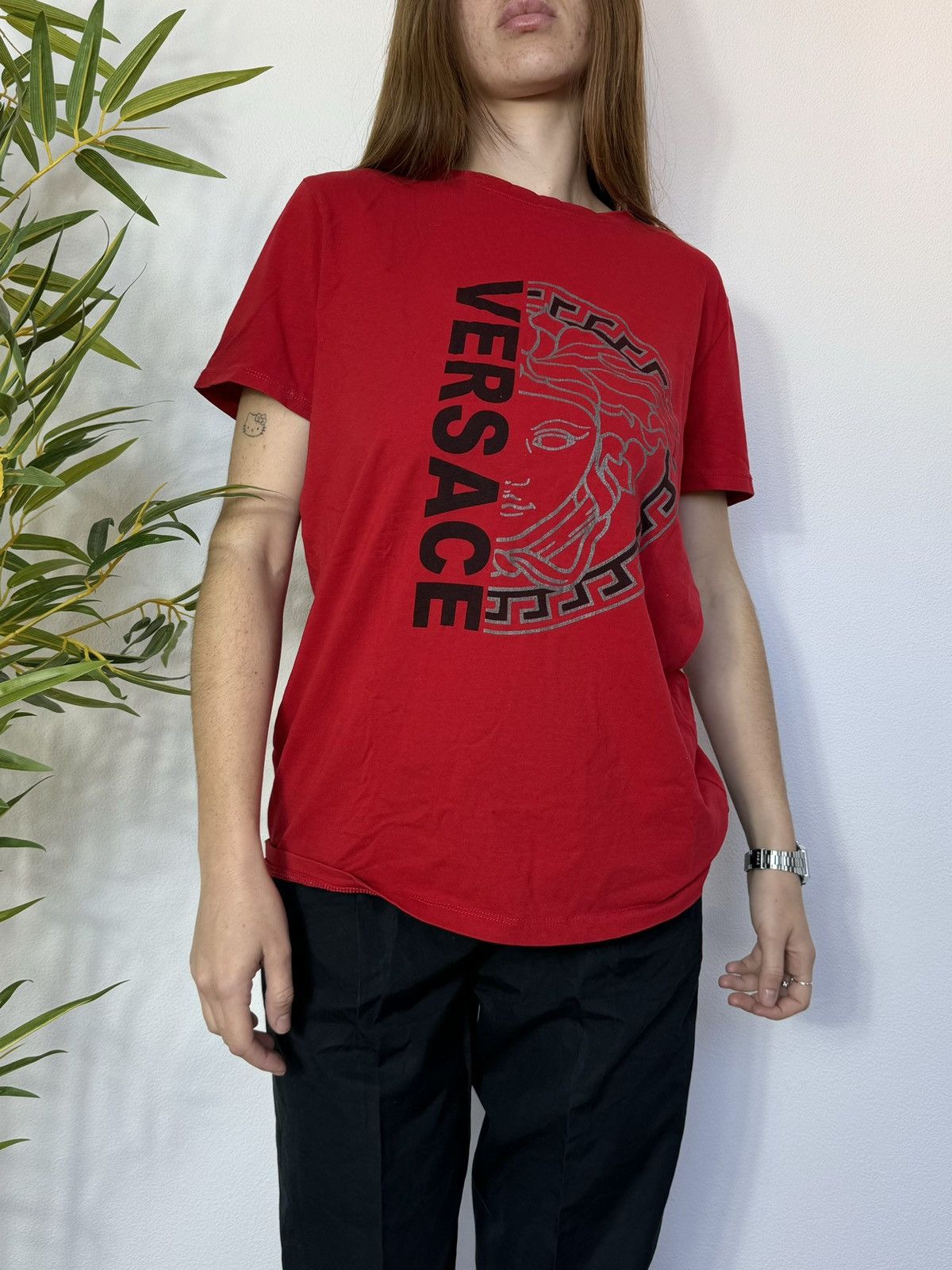 Versace × Vintage VINTAGE VERSACE 2000s TEE SHIRT Size M / US 6-8 / IT 42-44 - 2 Thumbnail