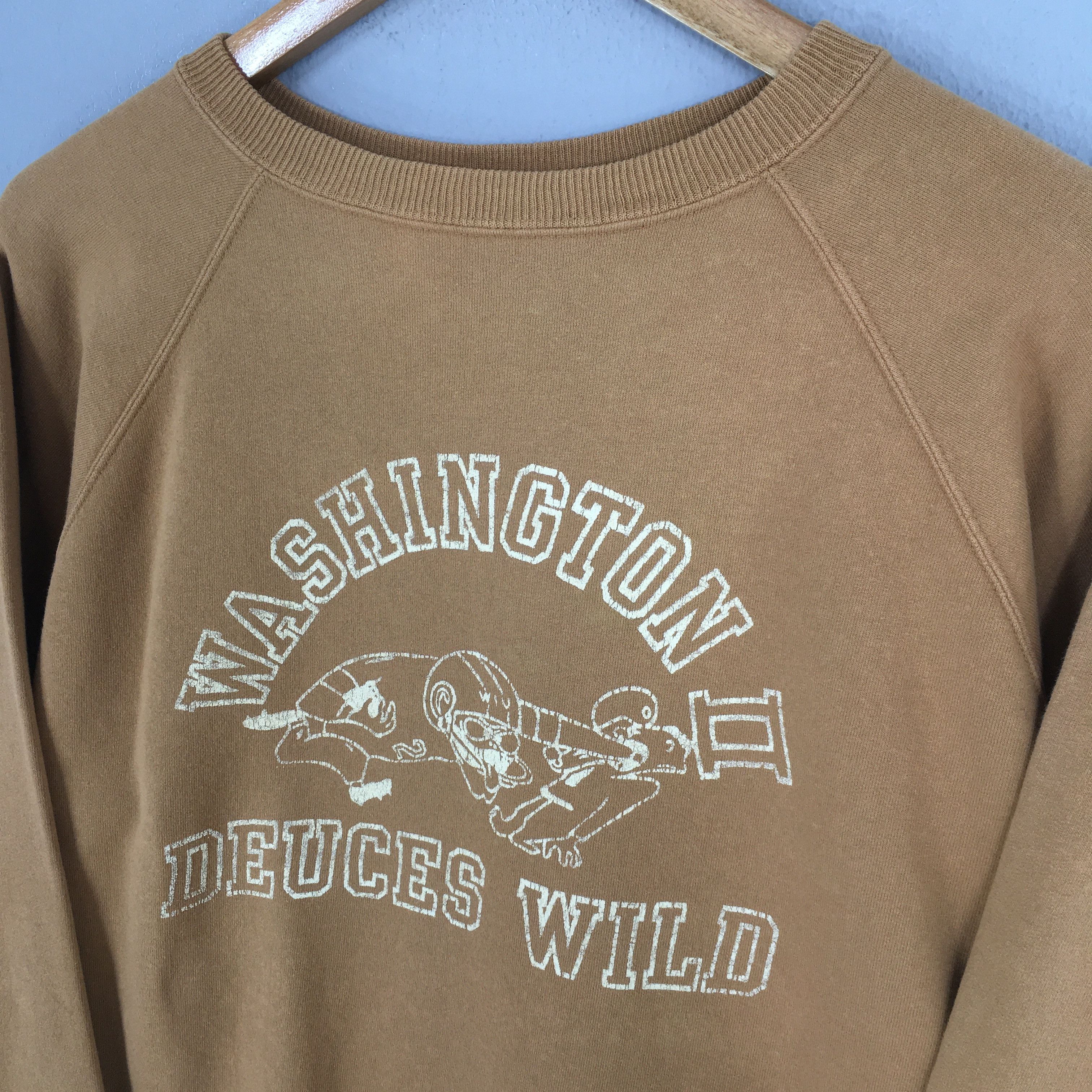 Vintage Vintage Cheswick Sportswear Brown Sweatshirt Large Size US L / EU 52-54 / 3 - 3 Thumbnail
