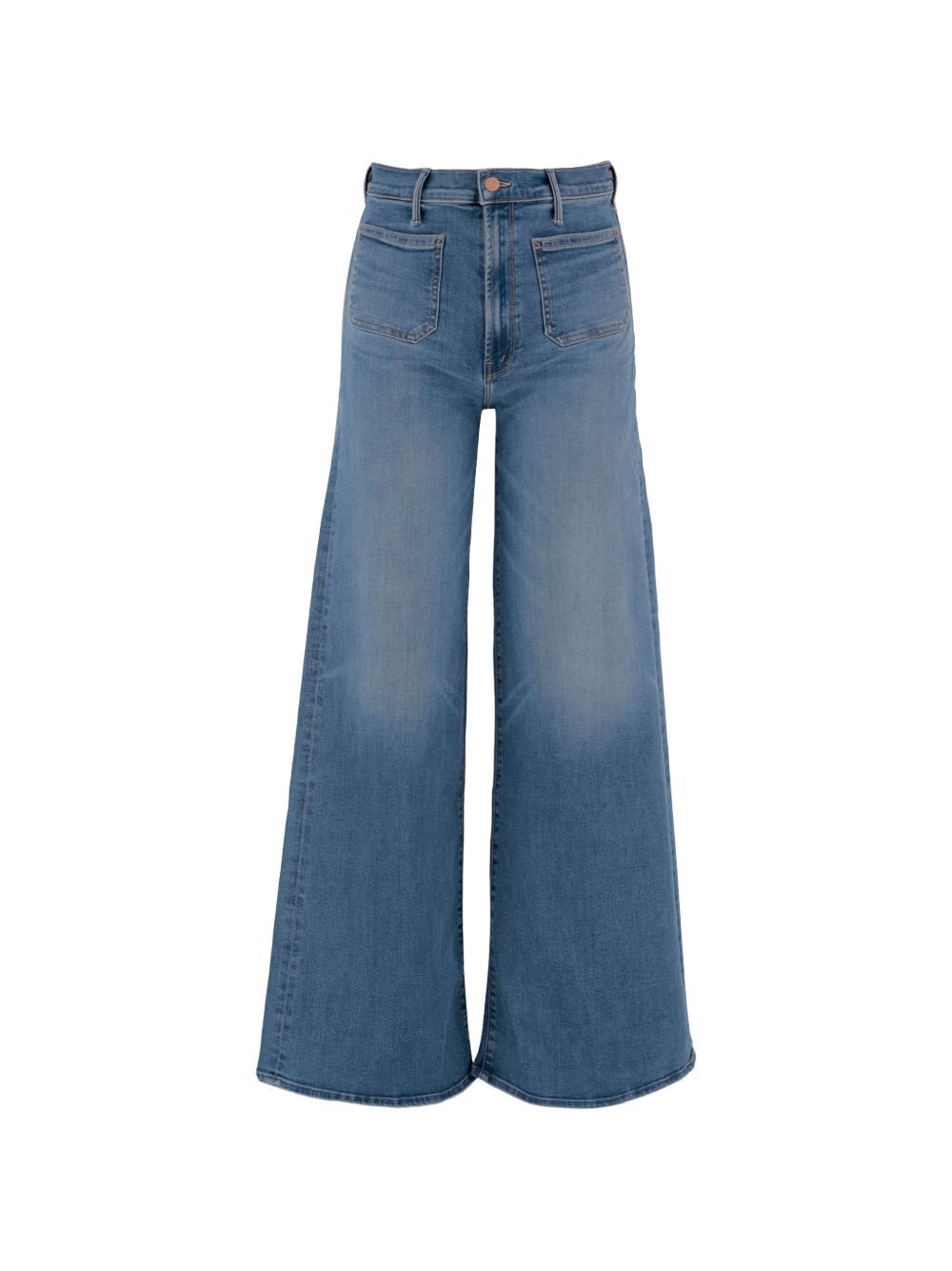 FLARED LEG DENIM JEANS