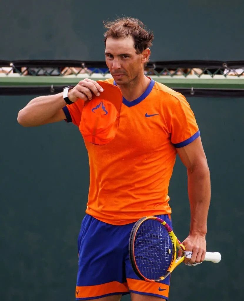 Nike Nike Court RAFA Arobill Heritage86 Tennis Cap Magma Orange Size ONE SIZE - 8 Thumbnail