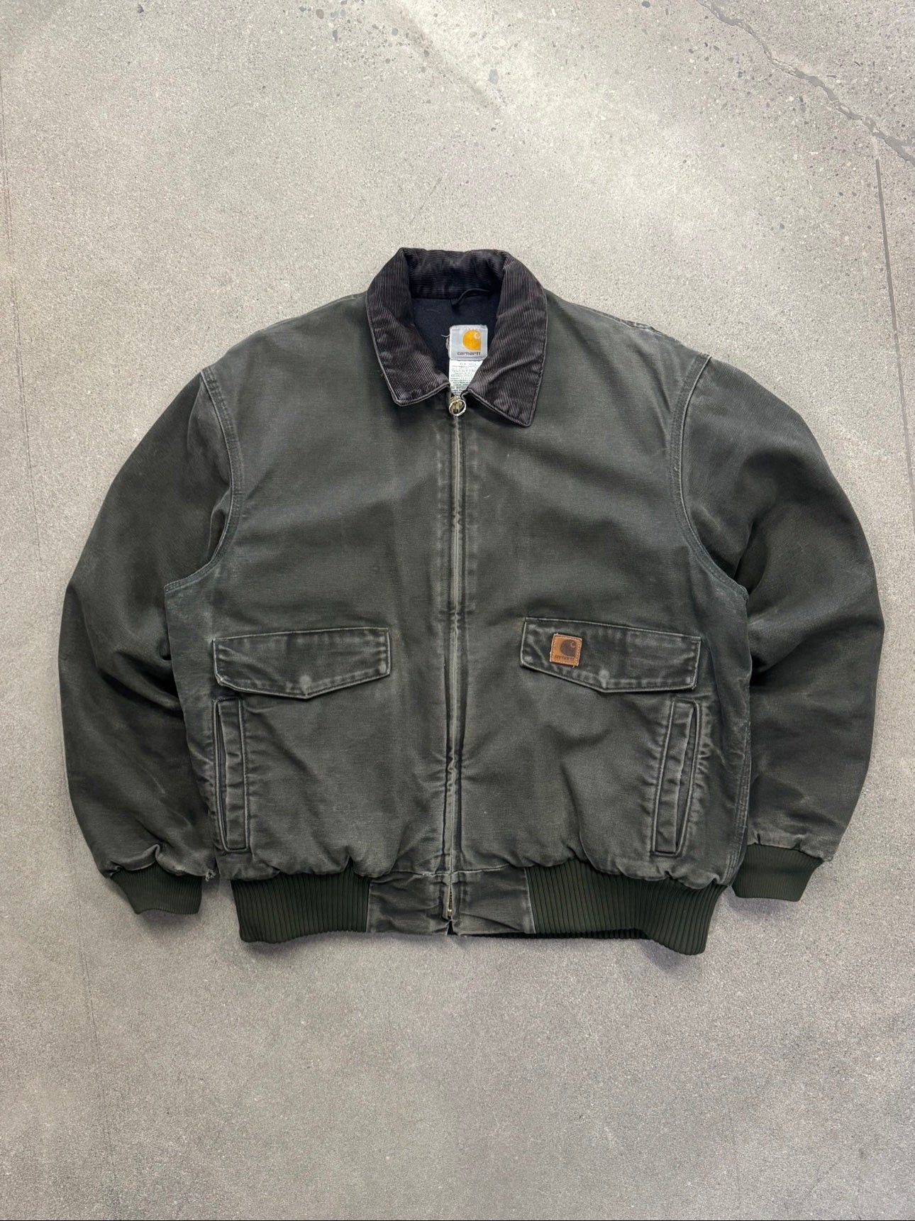 Carhartt Carhartt MOS Green J165 Cargo Bomber Work Jacket - XL