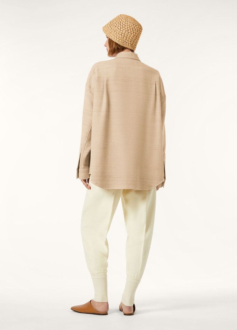 Loro Piana o1srvl11e0526 FAP4866 Darby Overshirt in Beige Size M / US 6-8 / IT 42-44 - 5 Thumbnail