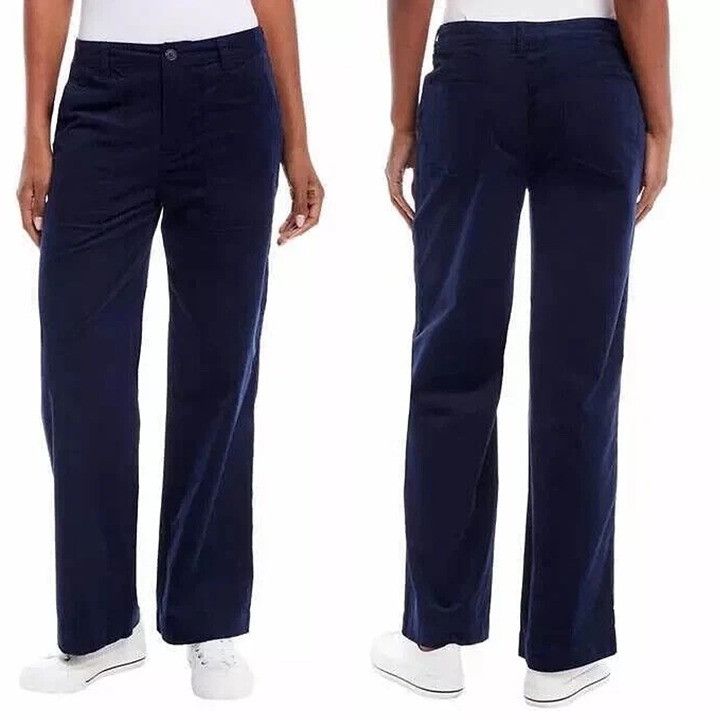Other NWT New Weatherproof Vintage Navy Wide Leg Stretch Corduroy Size 34" / US 12 / IT 48 - 1 Thumbnail