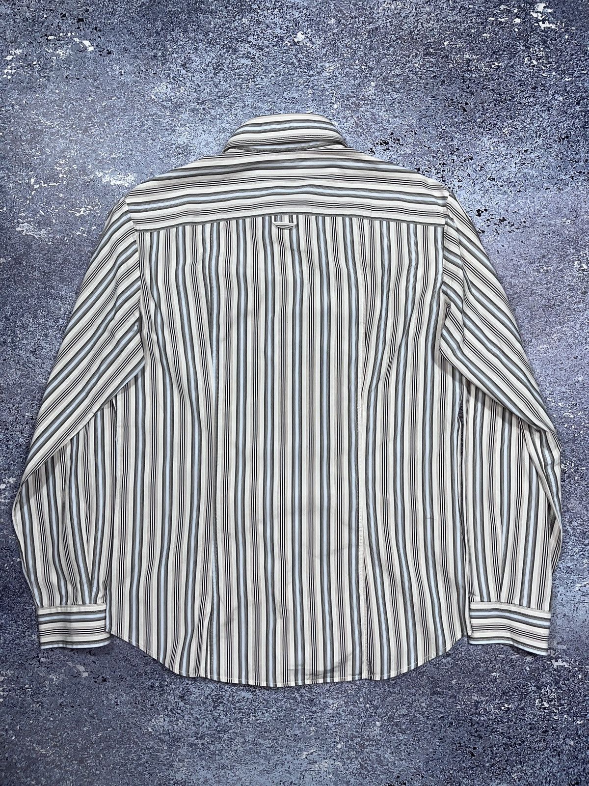Dolce & Gabbana Vintage Dolce & Gabbana y2k Striped Italy Shirt Button Ups Size US M / EU 48-50 / 2 - 3 Thumbnail