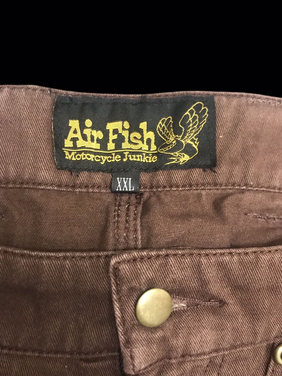 Japanese Brand 💥FLARE💥AIR FISH BIKER DOUBLE KNEE MULTIPOCKETS PANT F360 Size US 33 - 9 Thumbnail