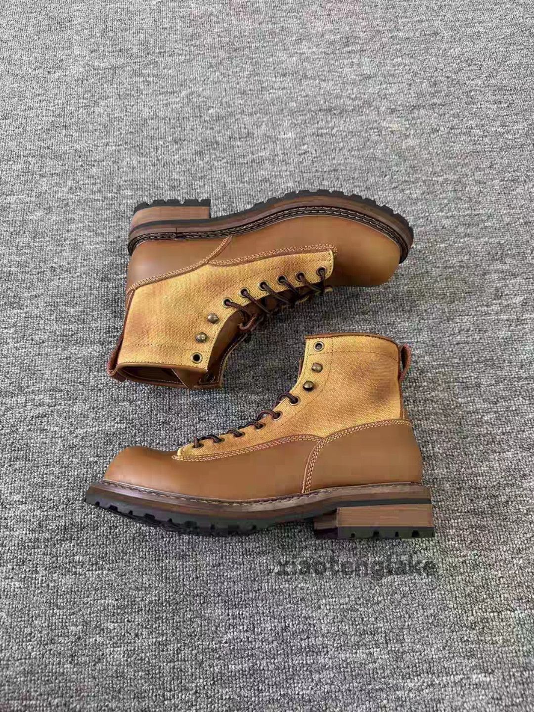 Vintage Utility military outdoor hiking biker rocker boots shoes Size US 9 / EU 42 - 2 Thumbnail