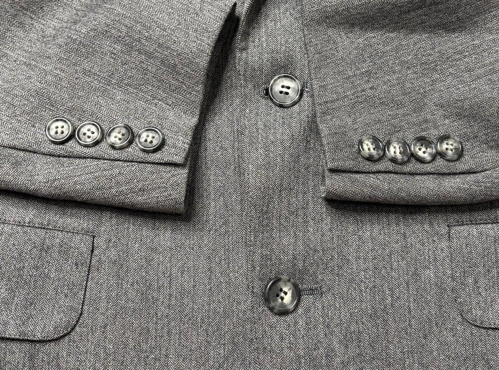 Brooks Brothers Brooks Brothers 346 Blazer Jacket Men's 39R Wool Fishbone Size 38R - 7 Thumbnail