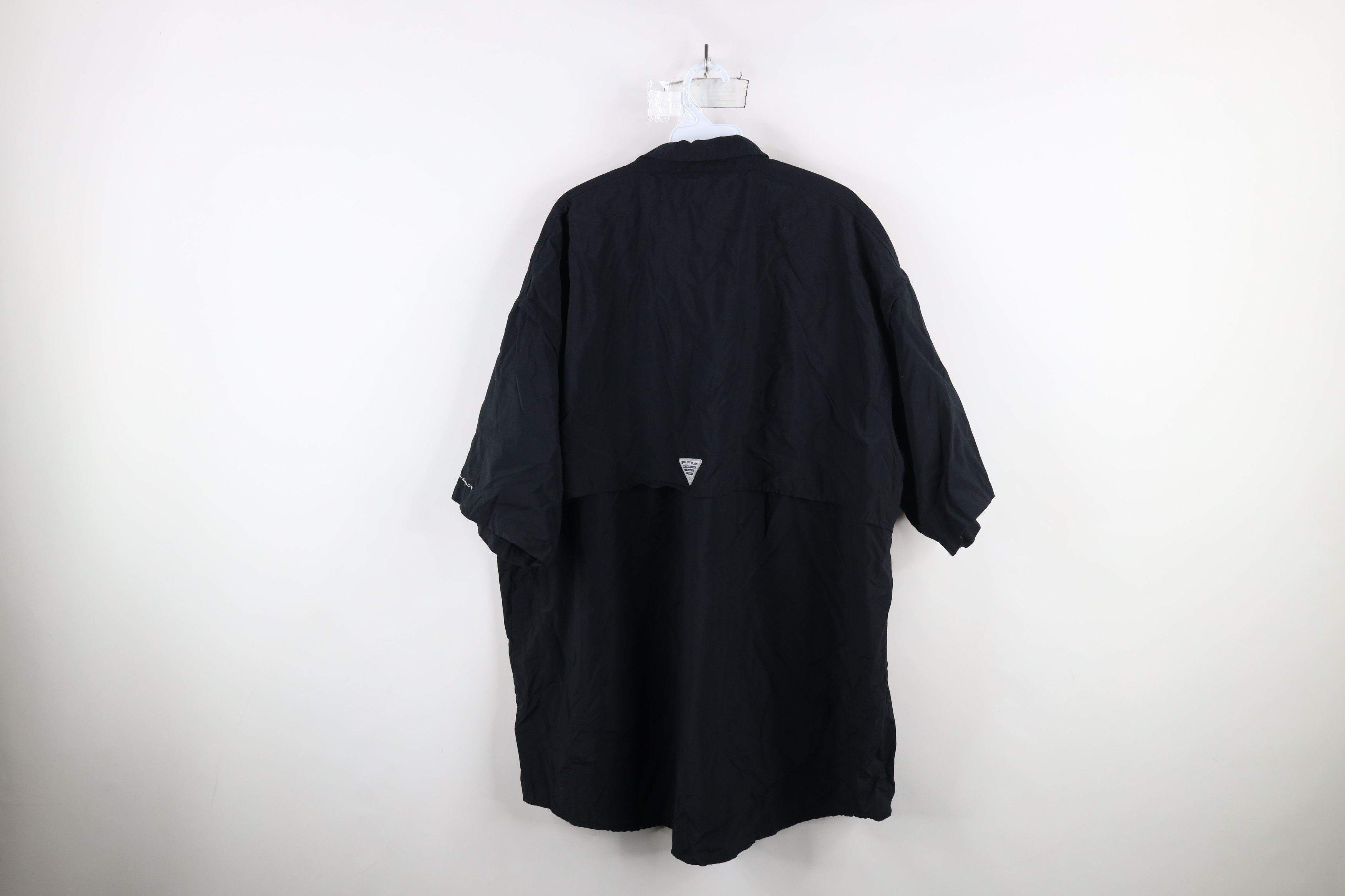 Columbia × Vintage Columbia PFG Spell Out Fishing Short Sleeve Button Shirt Size US XXL / EU 58 / 5 - 14 Thumbnail