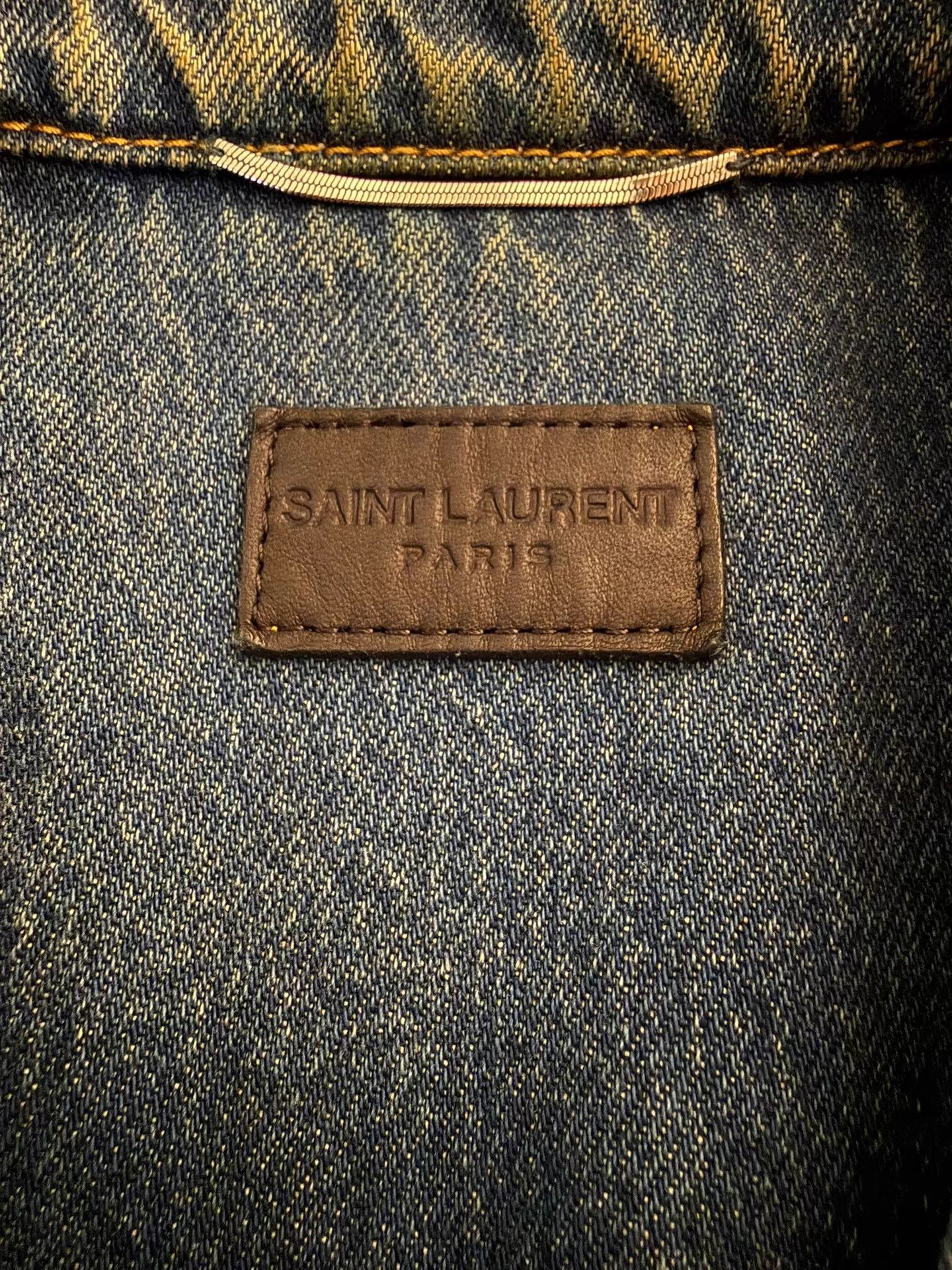 Saint Laurent Paris Saint Laurent Hedi 15ss Western Denim Jacket Size US XS / EU 42 / 0 - 2 Thumbnail