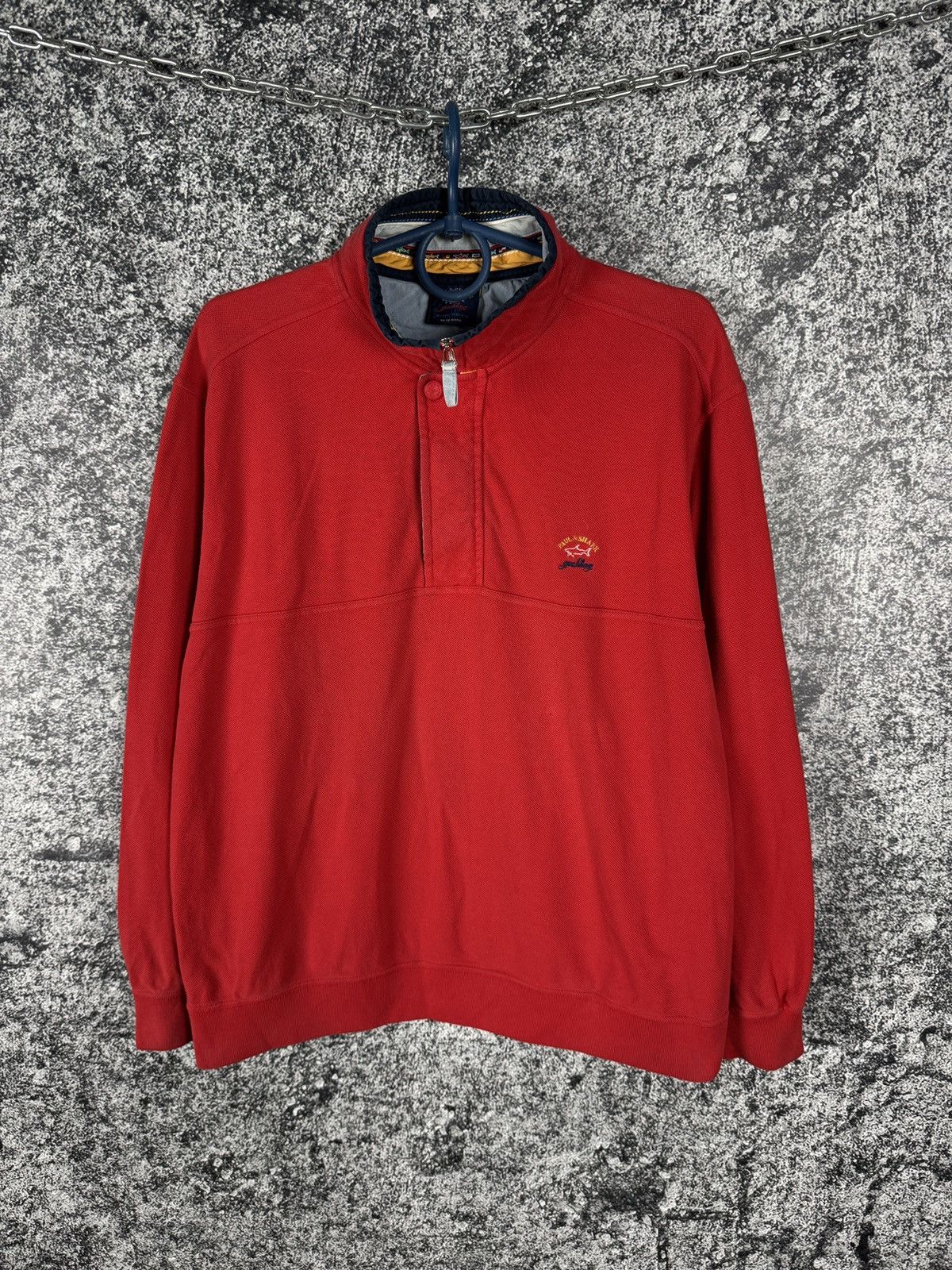 Paul & Shark Men’s Paul Shark 1/4 Zip Pullover Sweatshirt Vintage Size L Size US L / EU 52-54 / 3 - 1 Thumbnail