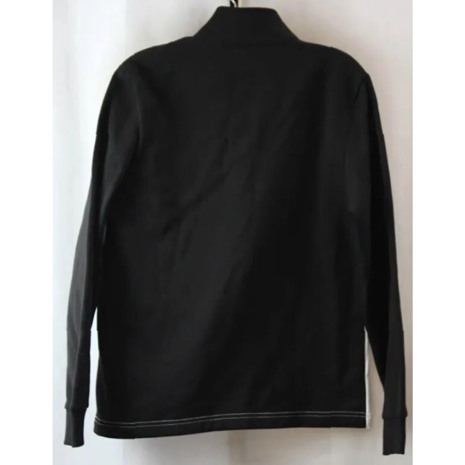 Calvin Klein Calvin Klein Shirt Mens 1/4 Zip Striped Colorblock Cotton Blend Sweater Small Black Size US S / EU 44-46 / 1 - 2 Thumbnail