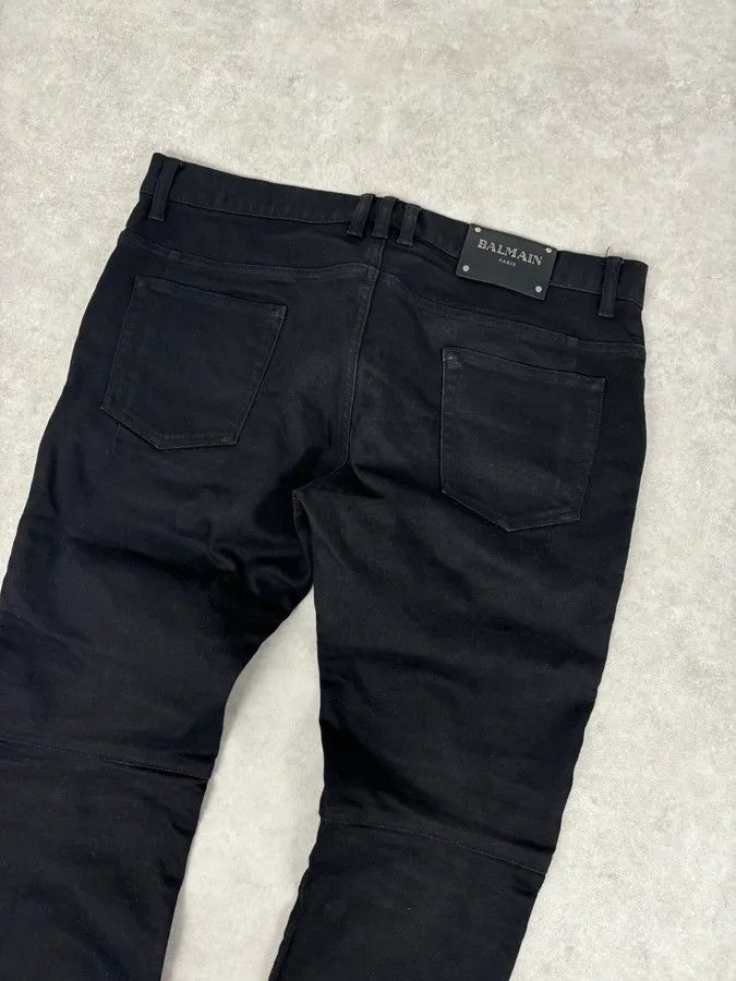 Balmain Balmain Black Slim Denim Jeans Size US 32 / EU 48 - 7 Thumbnail