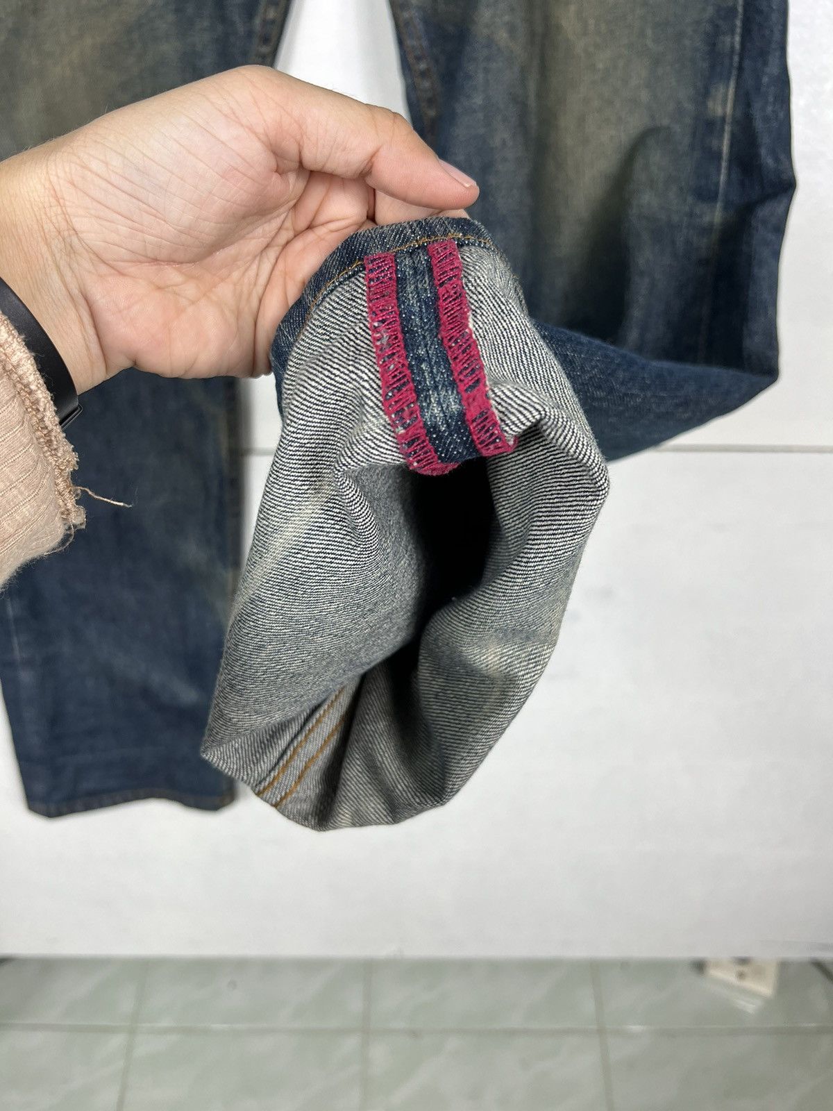 LRG 🔥 LRG DYED BROKEN DENIM JEANS Size US 38 / EU 54 - 11 Thumbnail