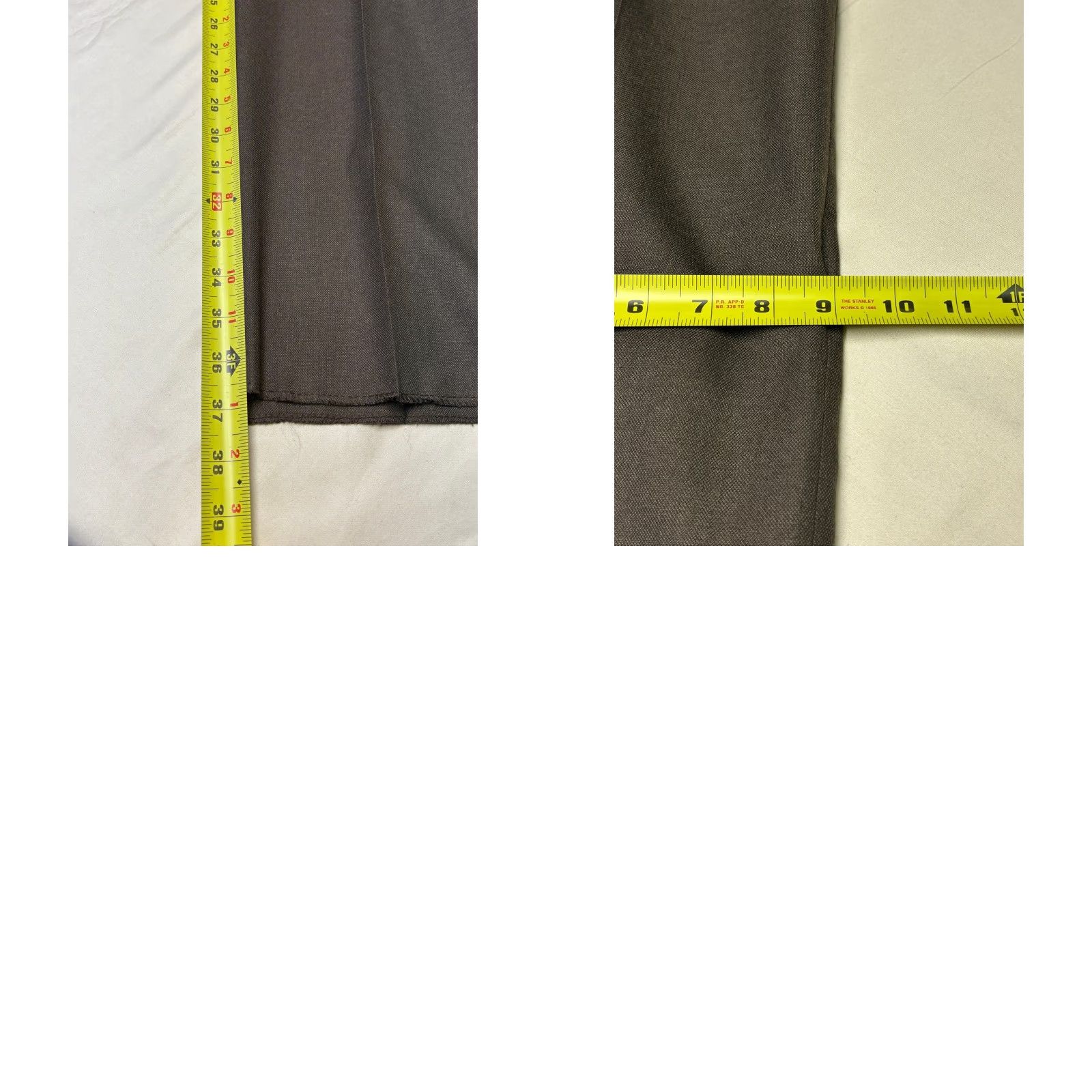 Vintage Creazioni Polidoro Antica Sartoria Two-Piece Suit Brown Wool 40 US 50UK Slim Classic Notch Lapel Men Formal Business Italy Size 40R - 11 Thumbnail